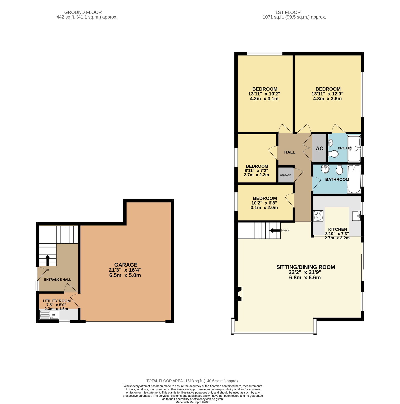 2, Stone Close, Malvern floorplan