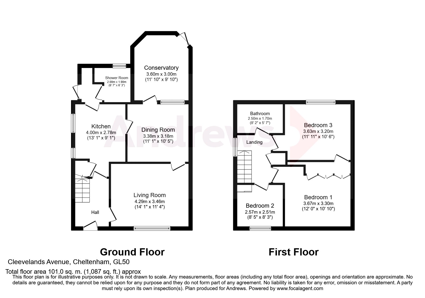 3 bed semidetached house for sale in Cleevelands Avenue, Cheltenham