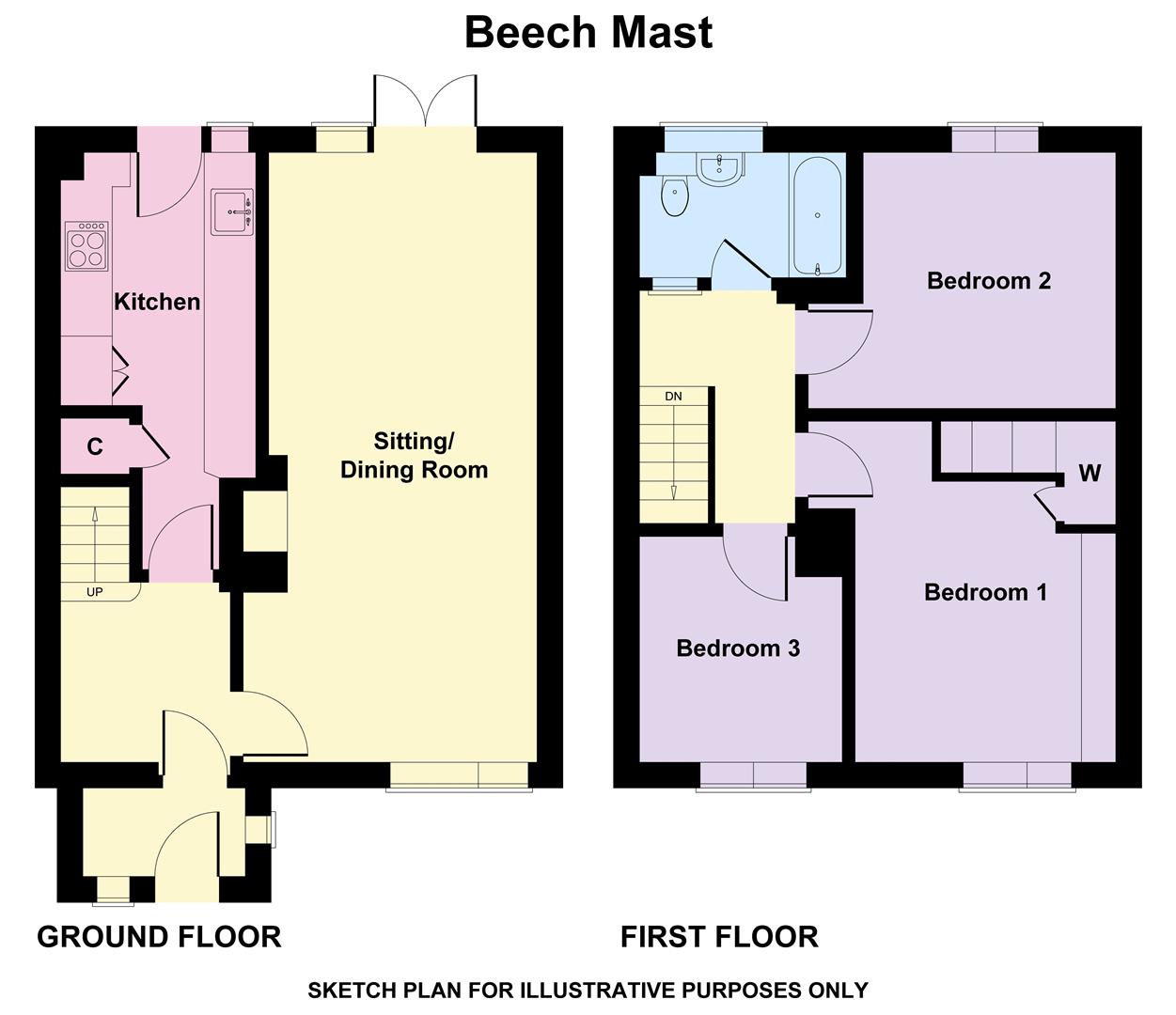 24, Beech Mast, Gravesend floorplan