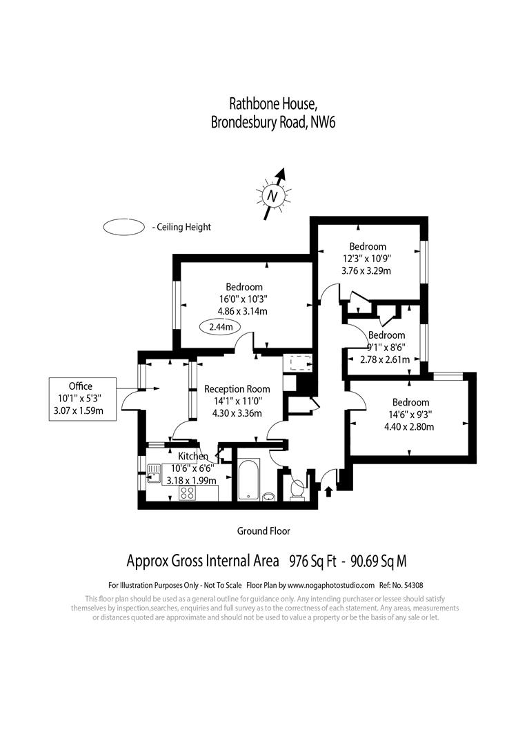 2, Rathbone House, London floorplan