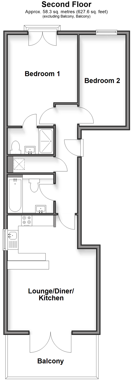 Chapel Street, Hythe floorplan