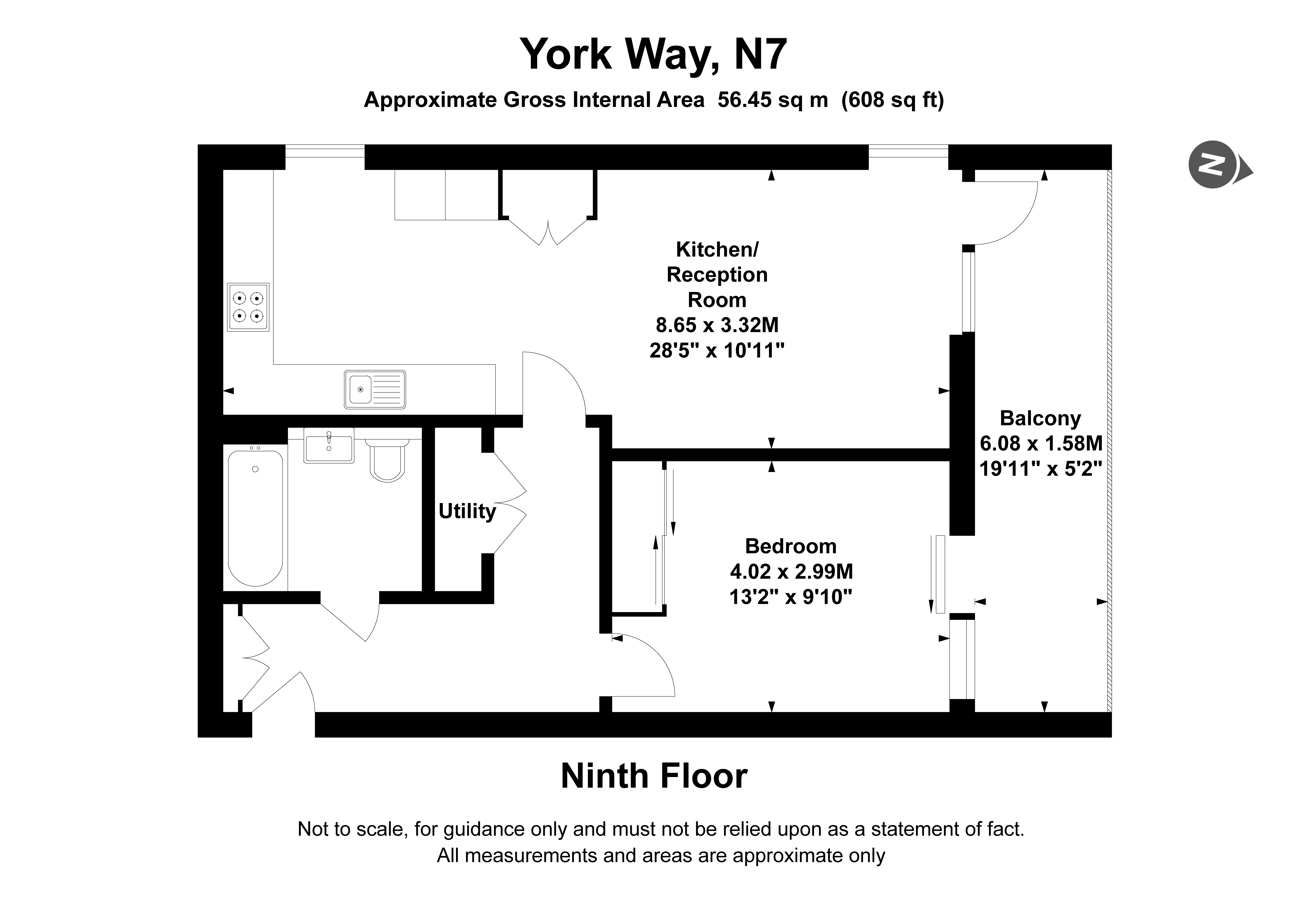 York Way, London floorplan