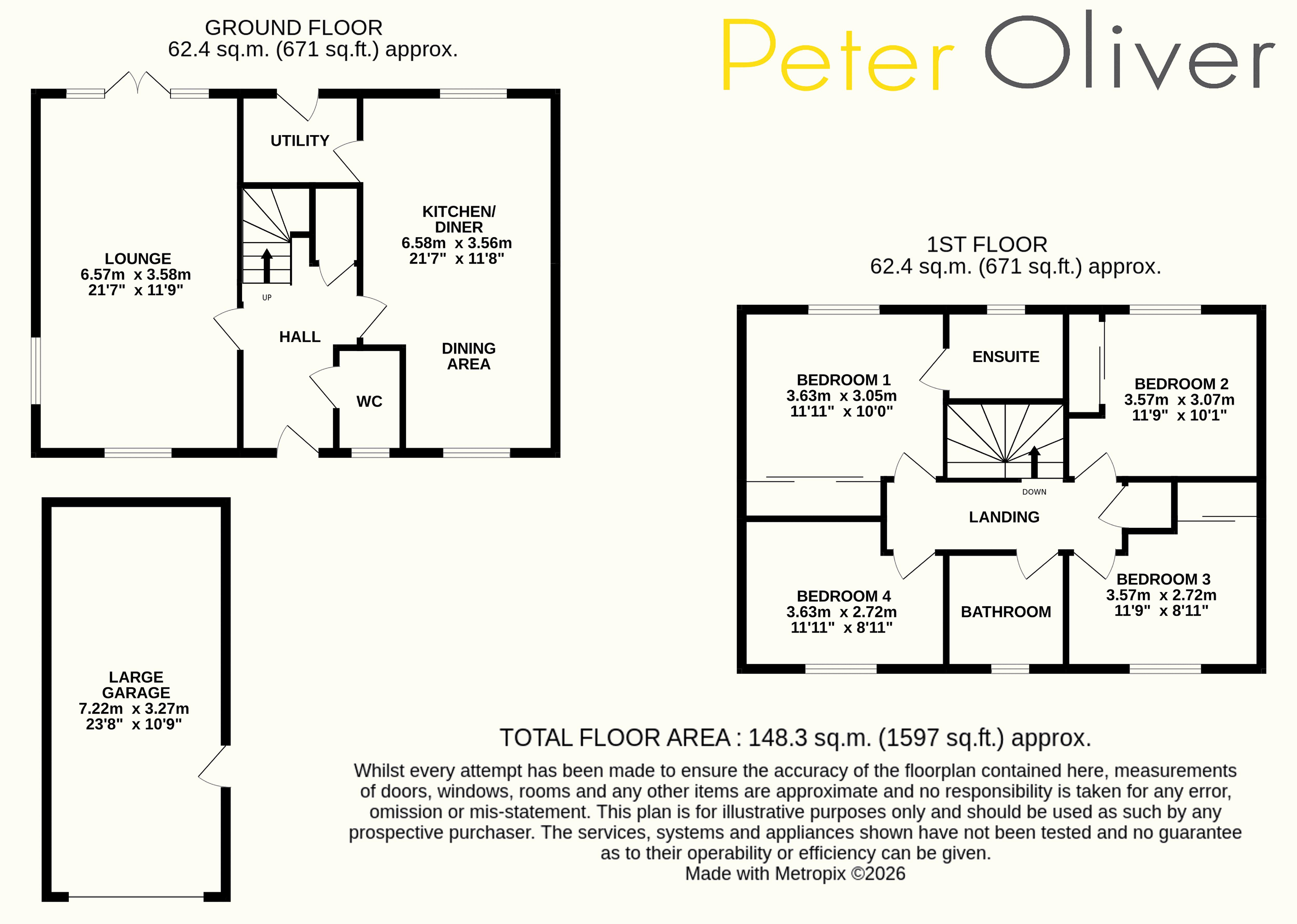 11, Kingfisher Drive, Crowborough floorplan
