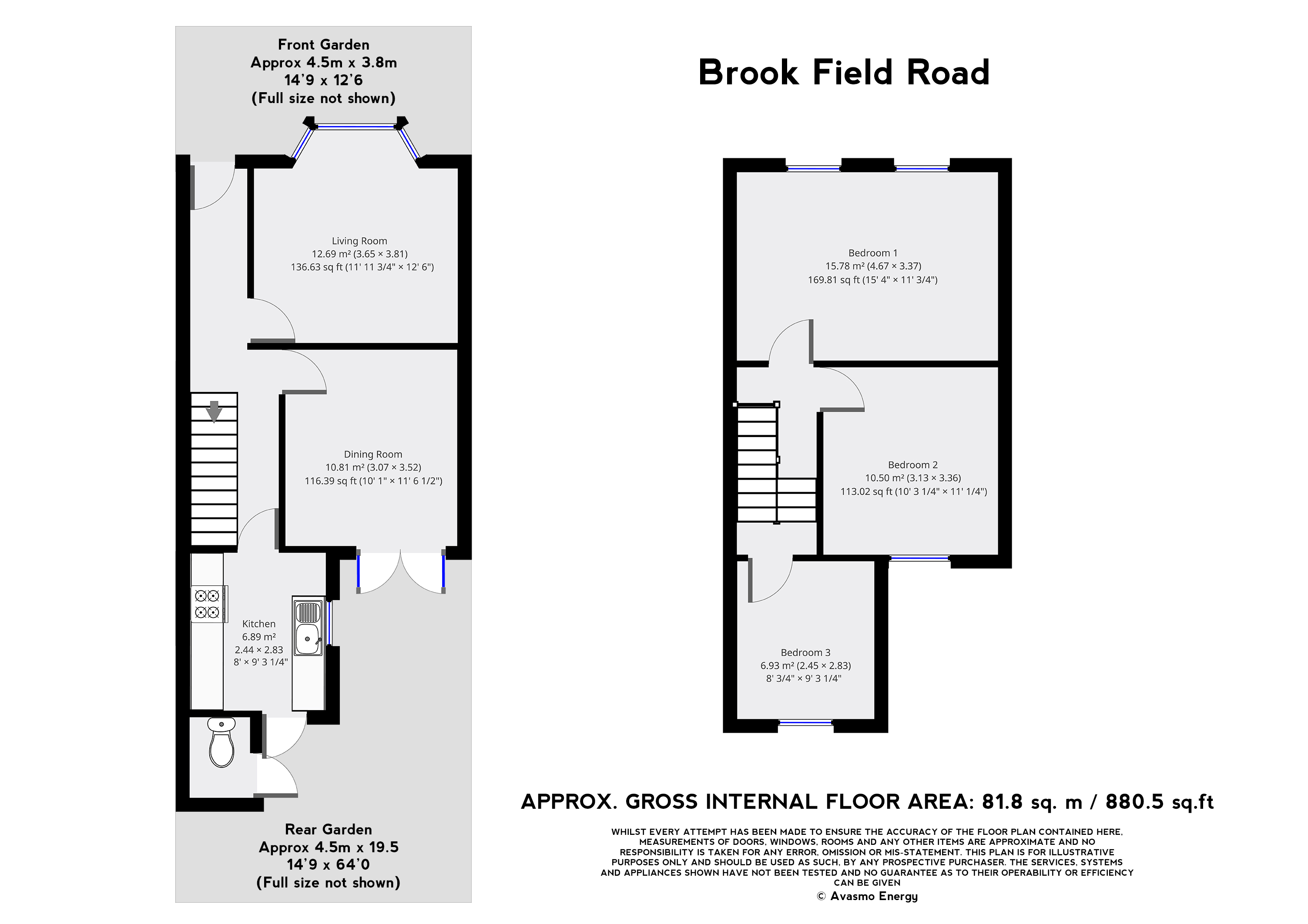 3 Bedrooms Terraced house for sale in Brook Road South, Brentford TW8