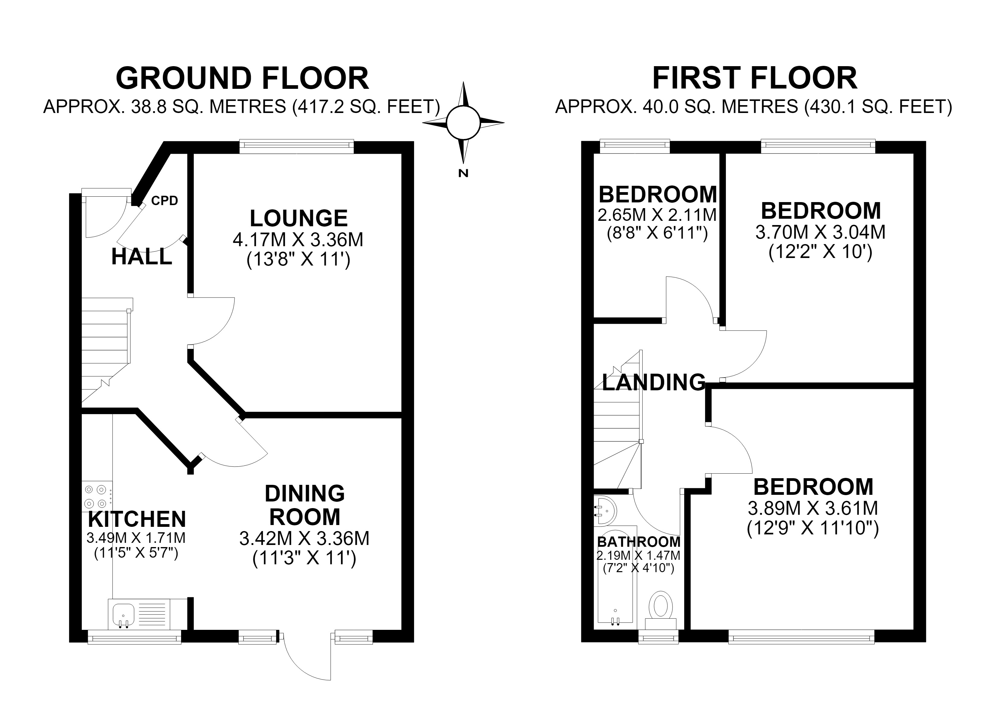 41, Willrose Crescent, London floorplan