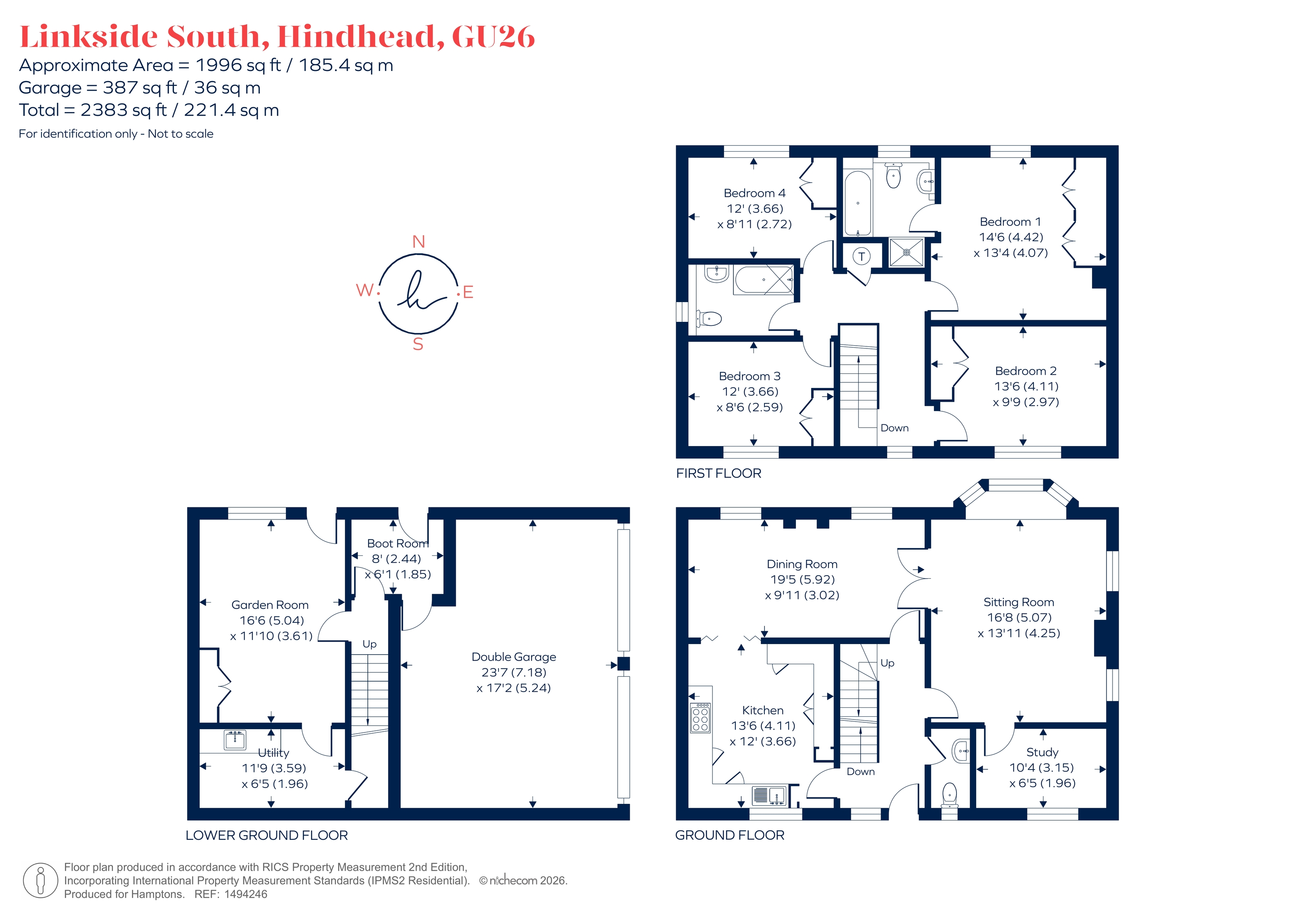 Holly House, Linkside South, Hindhead floorplan
