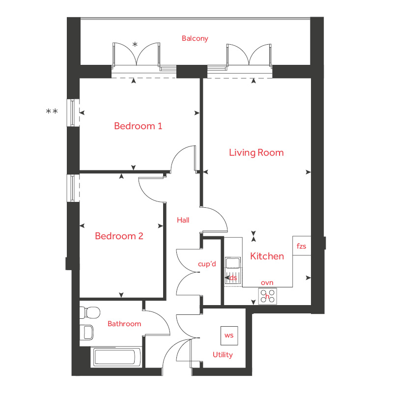 136, Paxton Drive, Ashton floorplan
