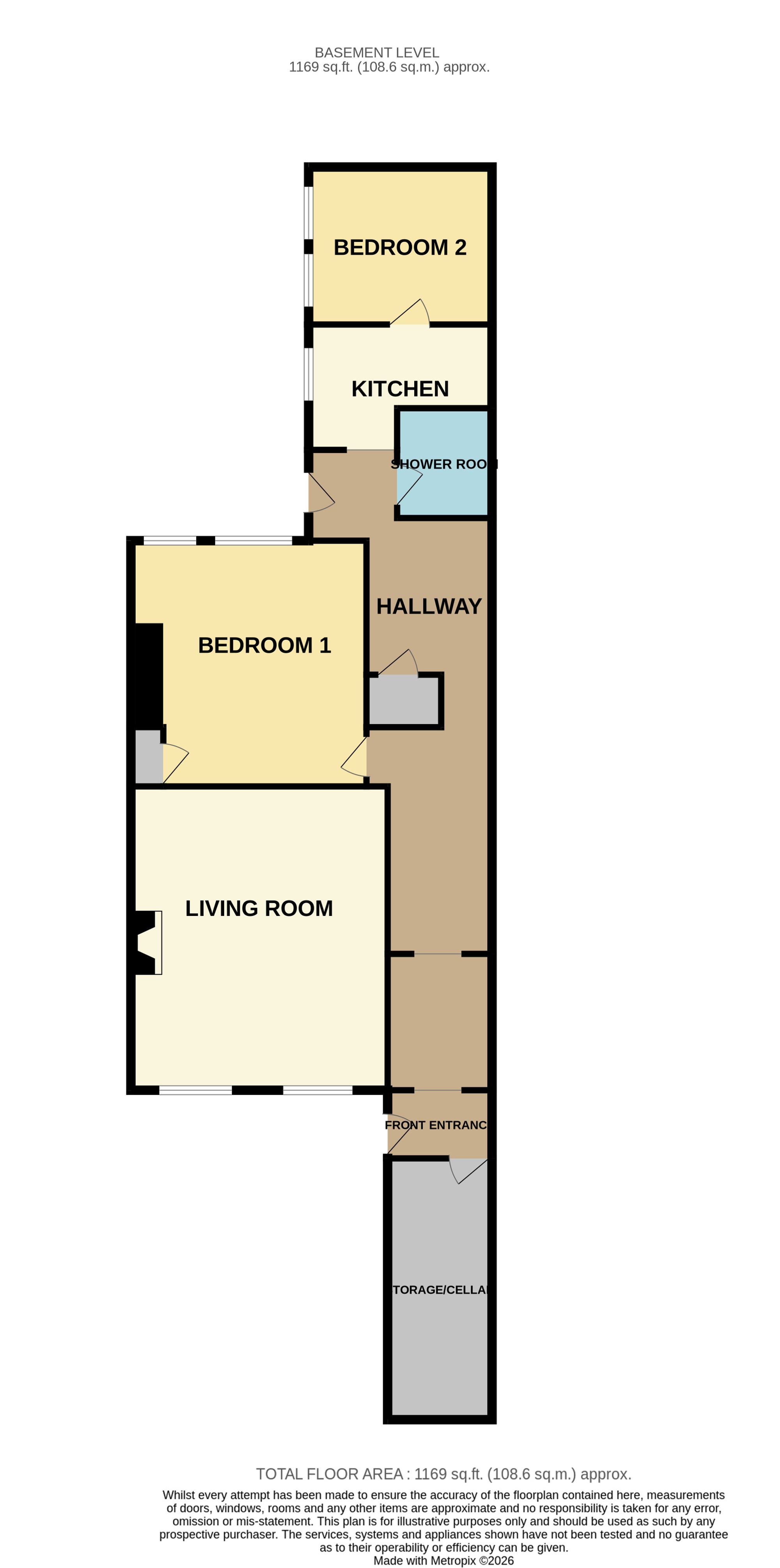 Sales, 13a The Crescent, Scarborough floorplan