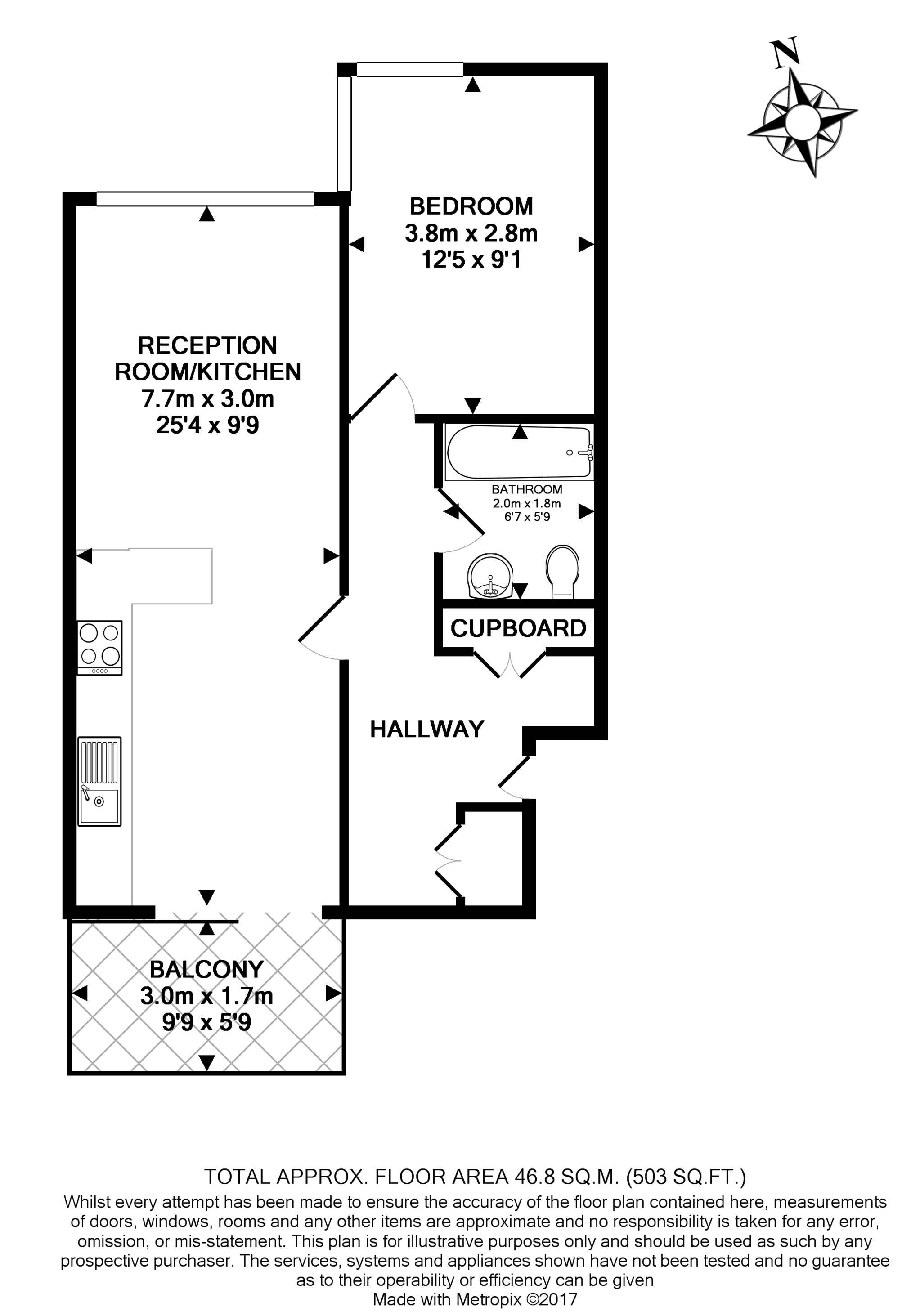 1 Bedrooms Flat to rent in Hopton Street, London SE1