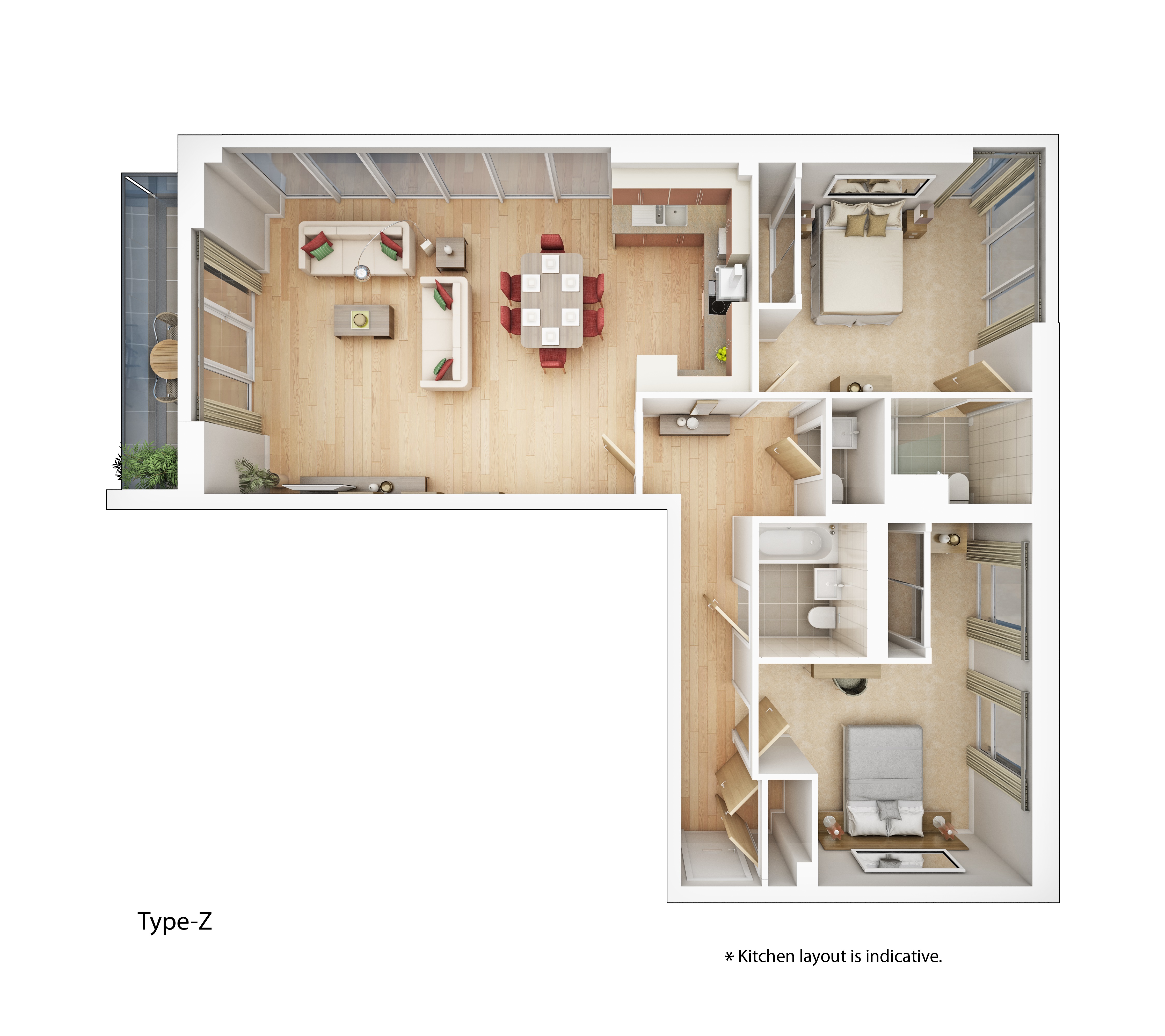 2 Bedrooms  for sale in 