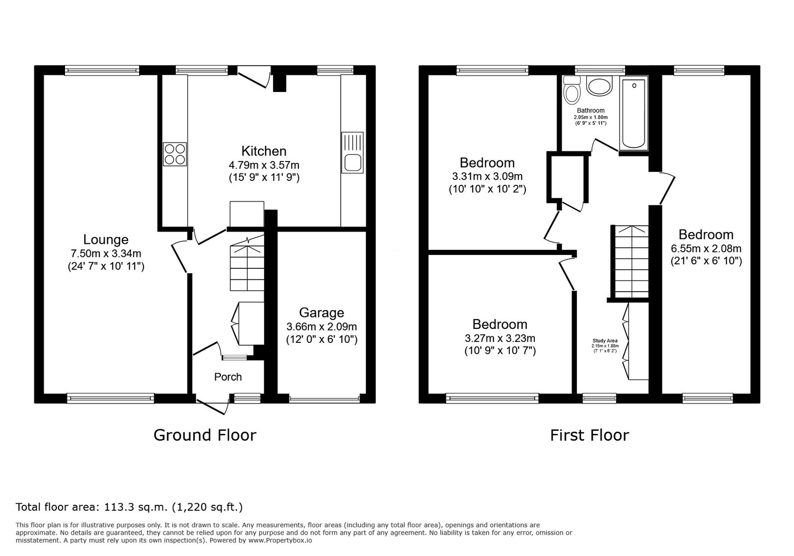 26, Binsted Avenue, Sheffield floorplan