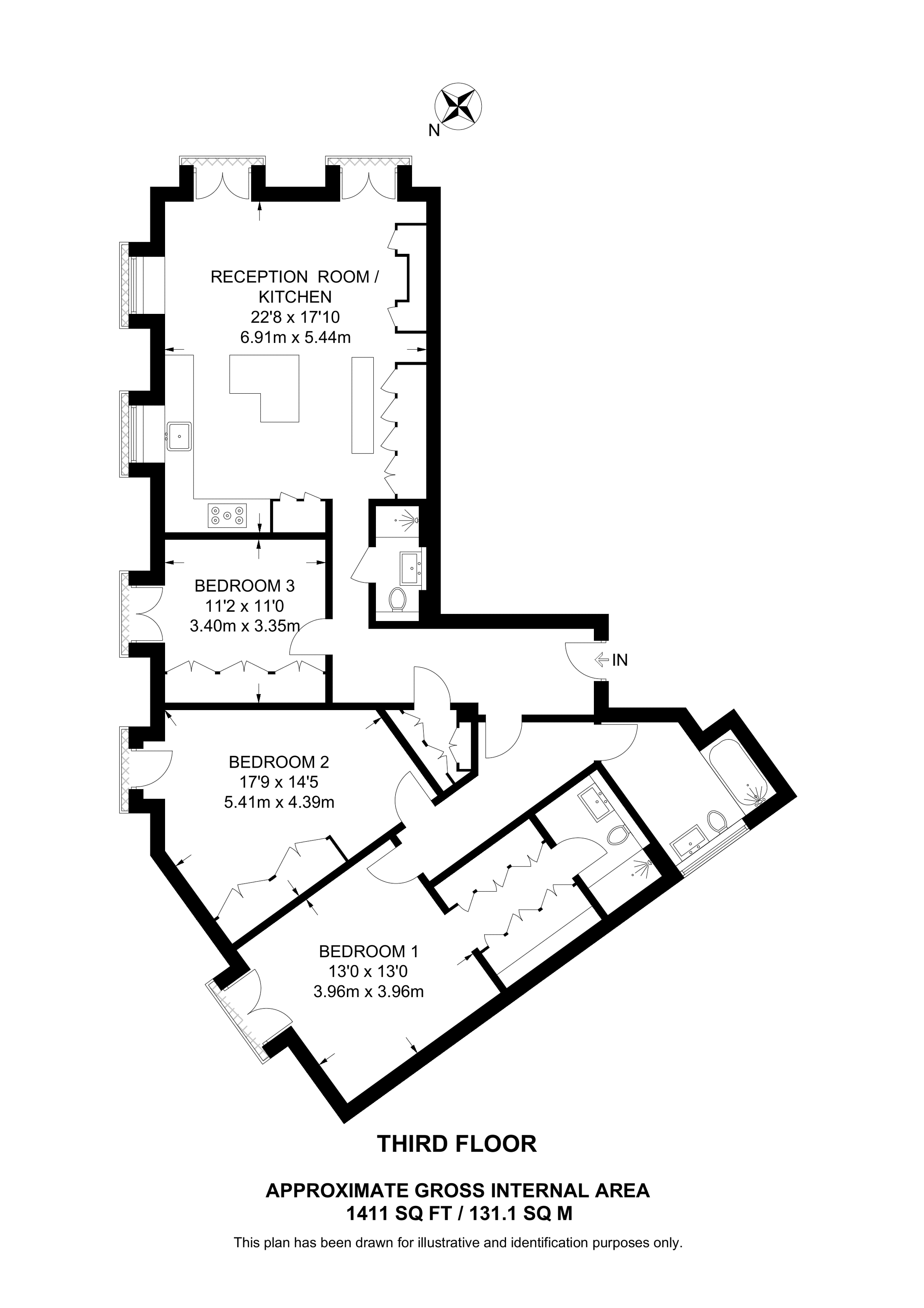 Marconi House, The Strand floorplan