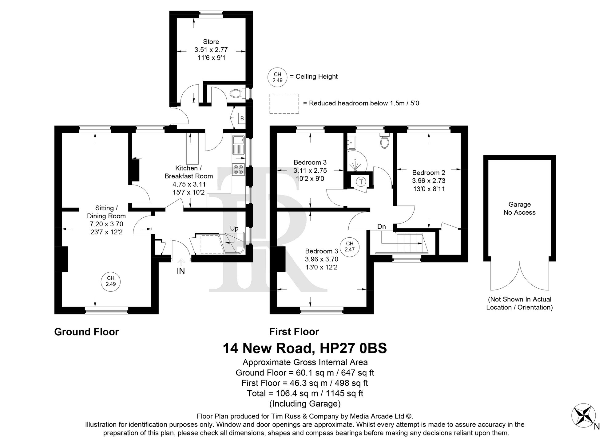 14, New Road, Princes Risborough, HP27 floorplan