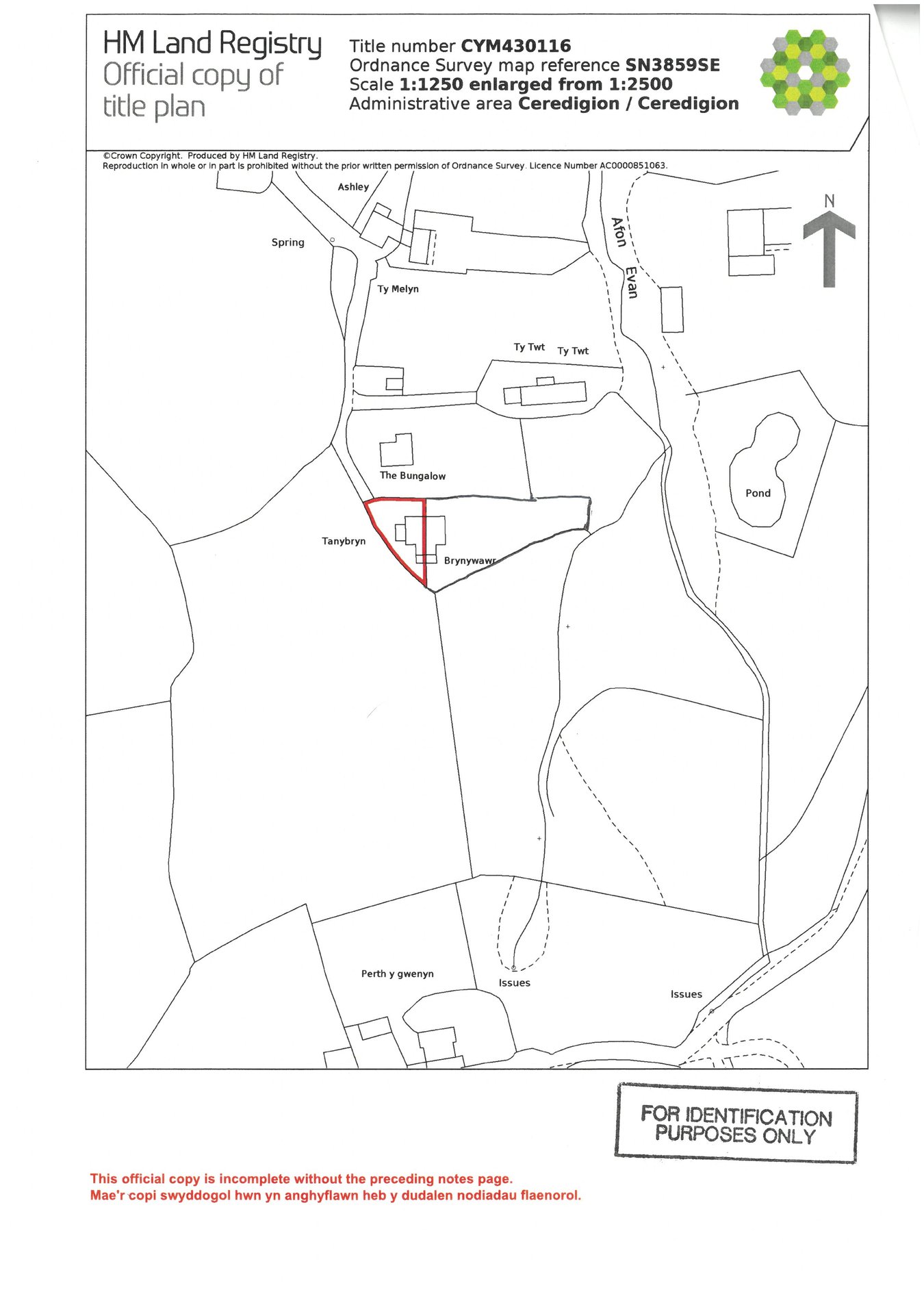 Tan Y Bryn, Pentregarth, New Quay floorplan