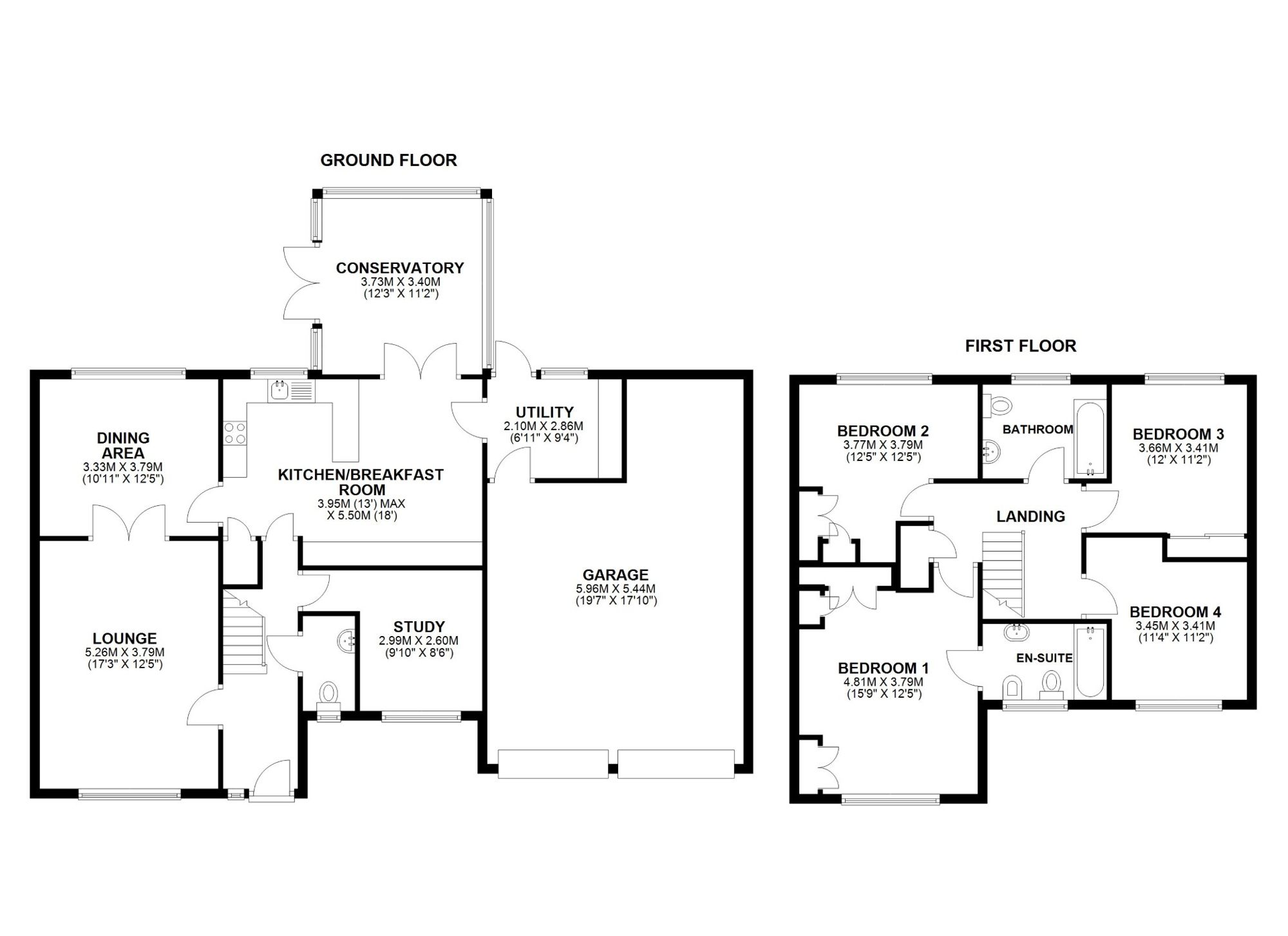19 Briary Way, Bridgend floorplan