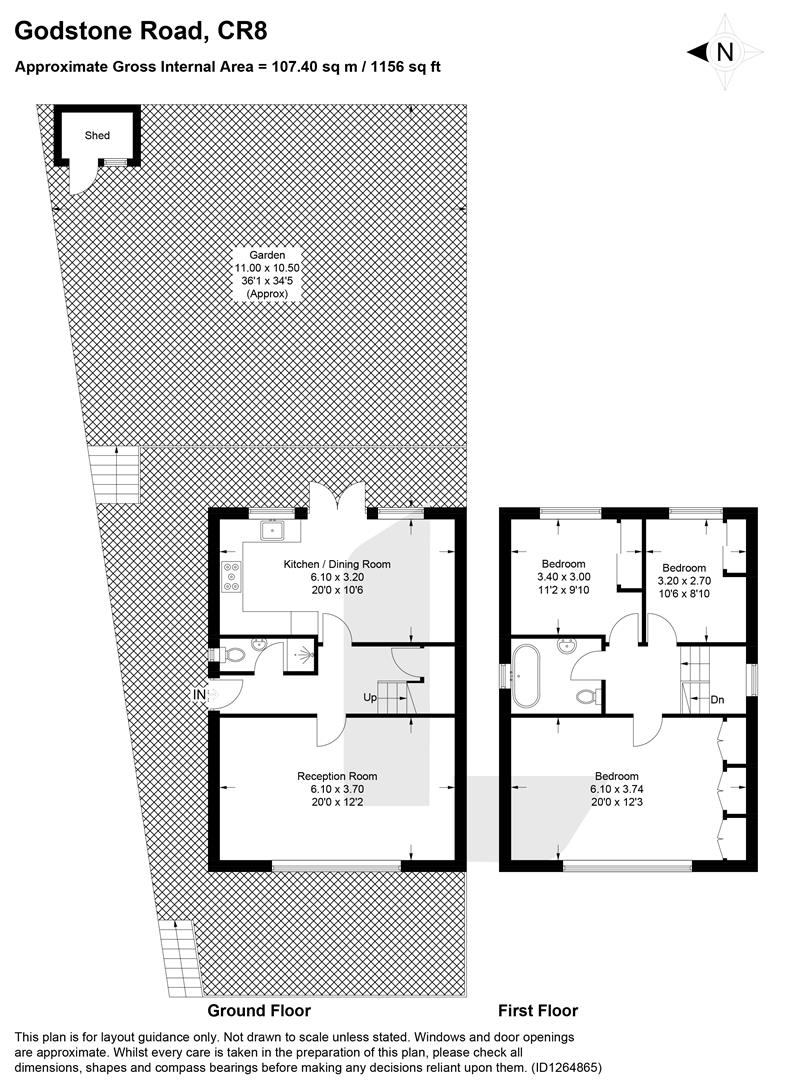 19a, Godstone Road, Purley floorplan