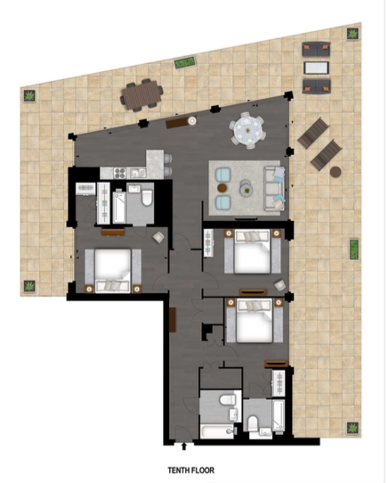 3 Bedrooms Flat to rent in Charles Clowes Walk, London SW11