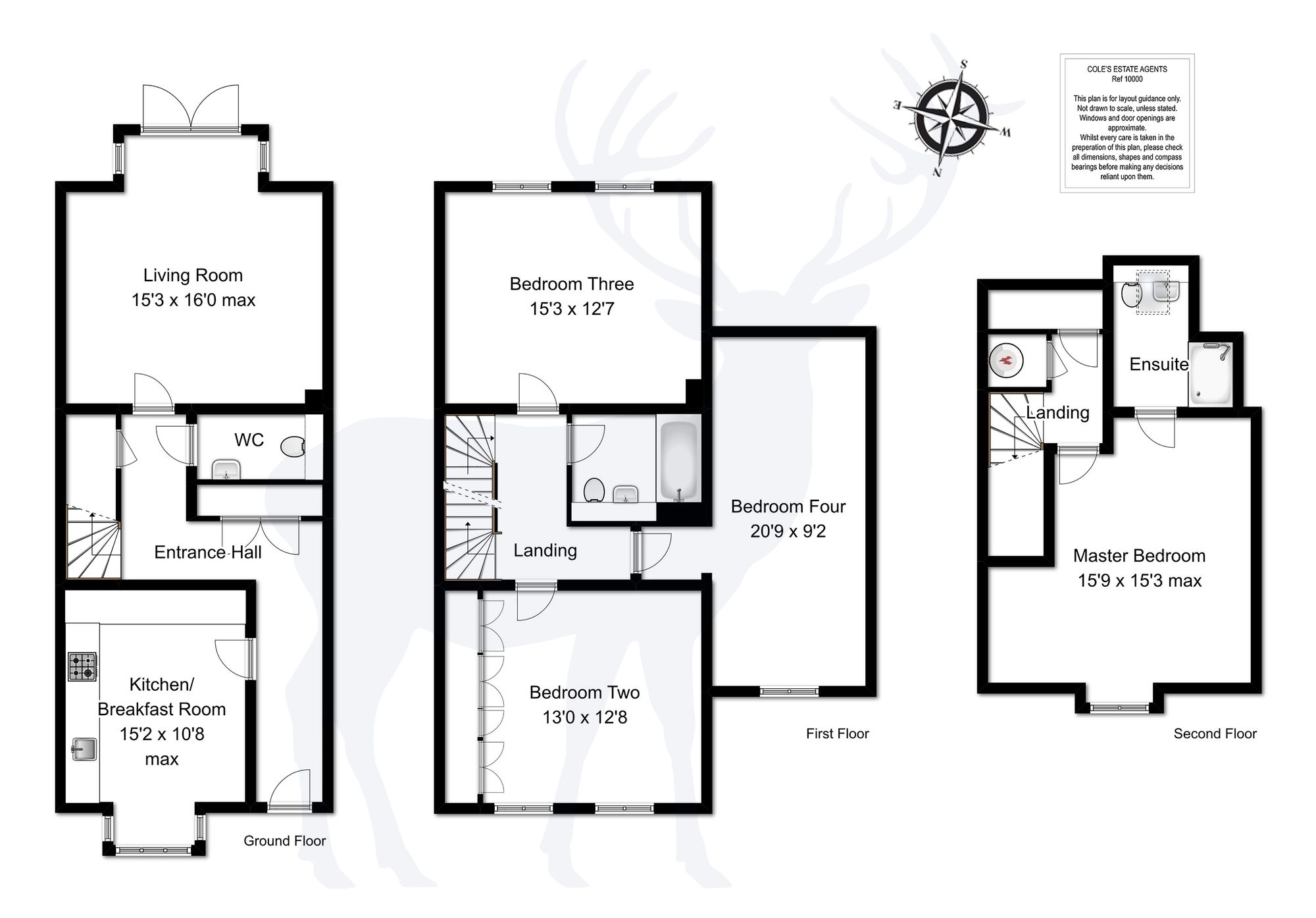 Beacon Rise, East Grinstead RH19, 4 bedroom semidetached house for