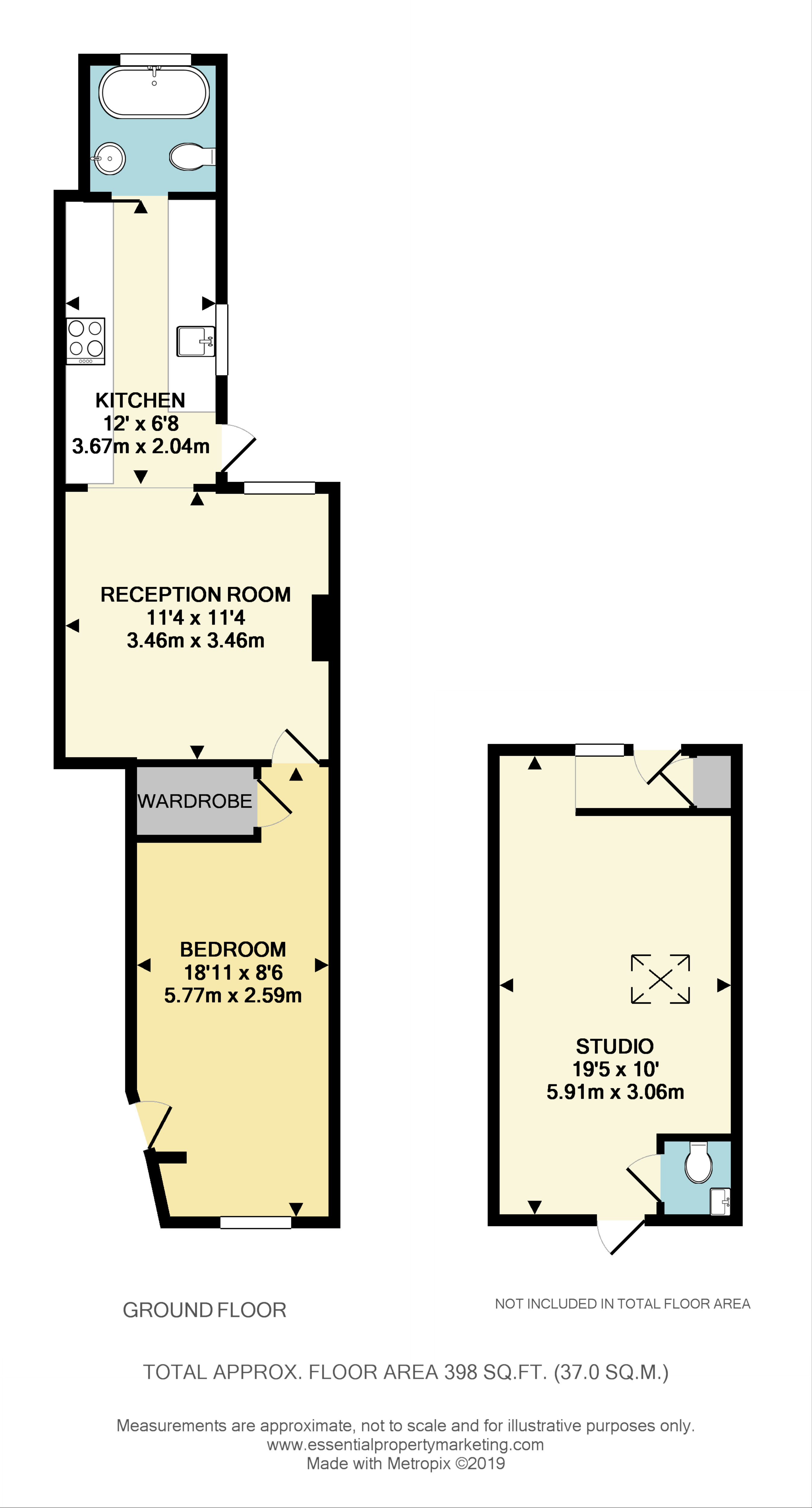 1 Bedrooms Flat for sale in Station Approach, Sanderstead Road, Sanderstead, South Croydon CR2