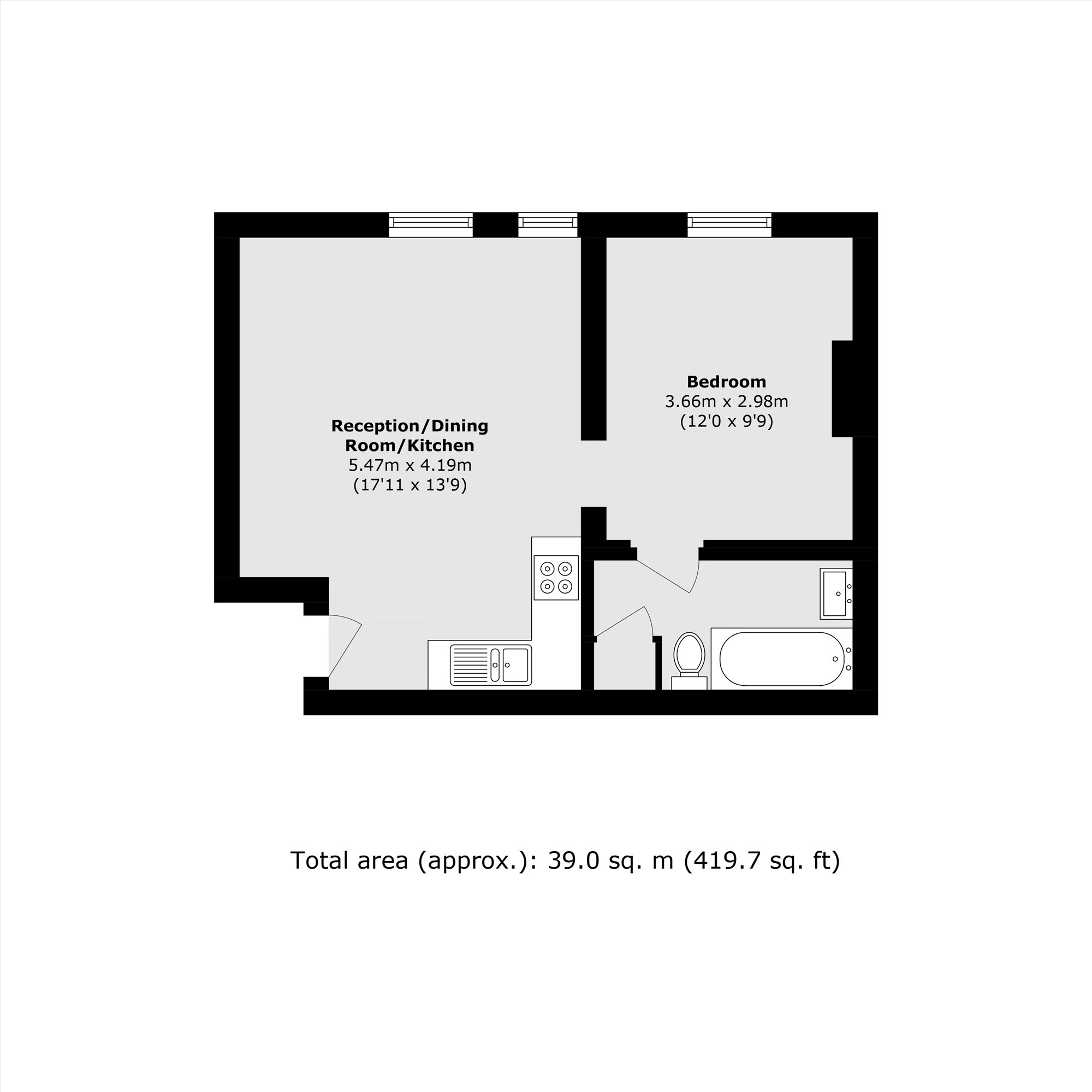 29D, Cadogan Road, Surbiton floorplan