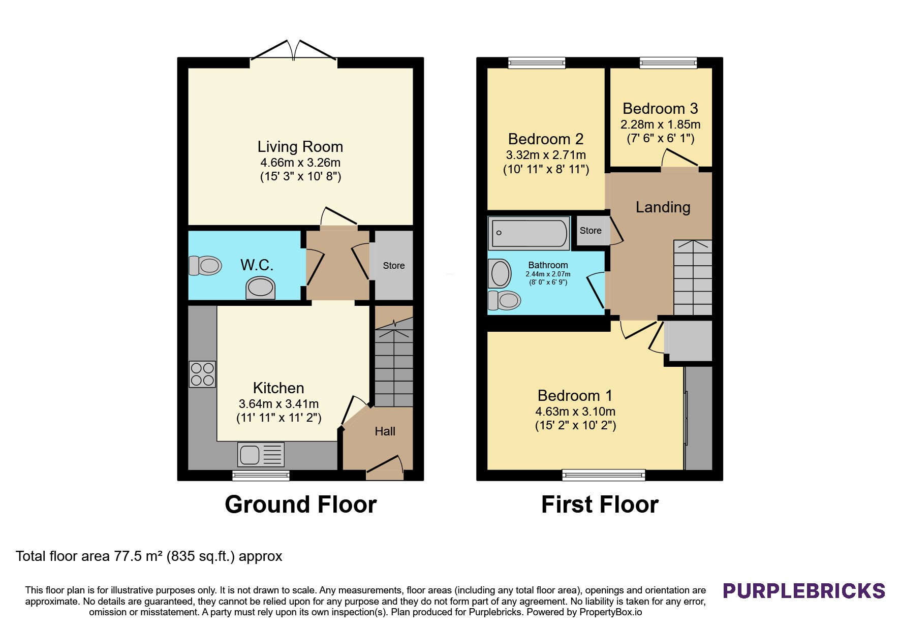 21, Scanlon Lane, Salford floorplan