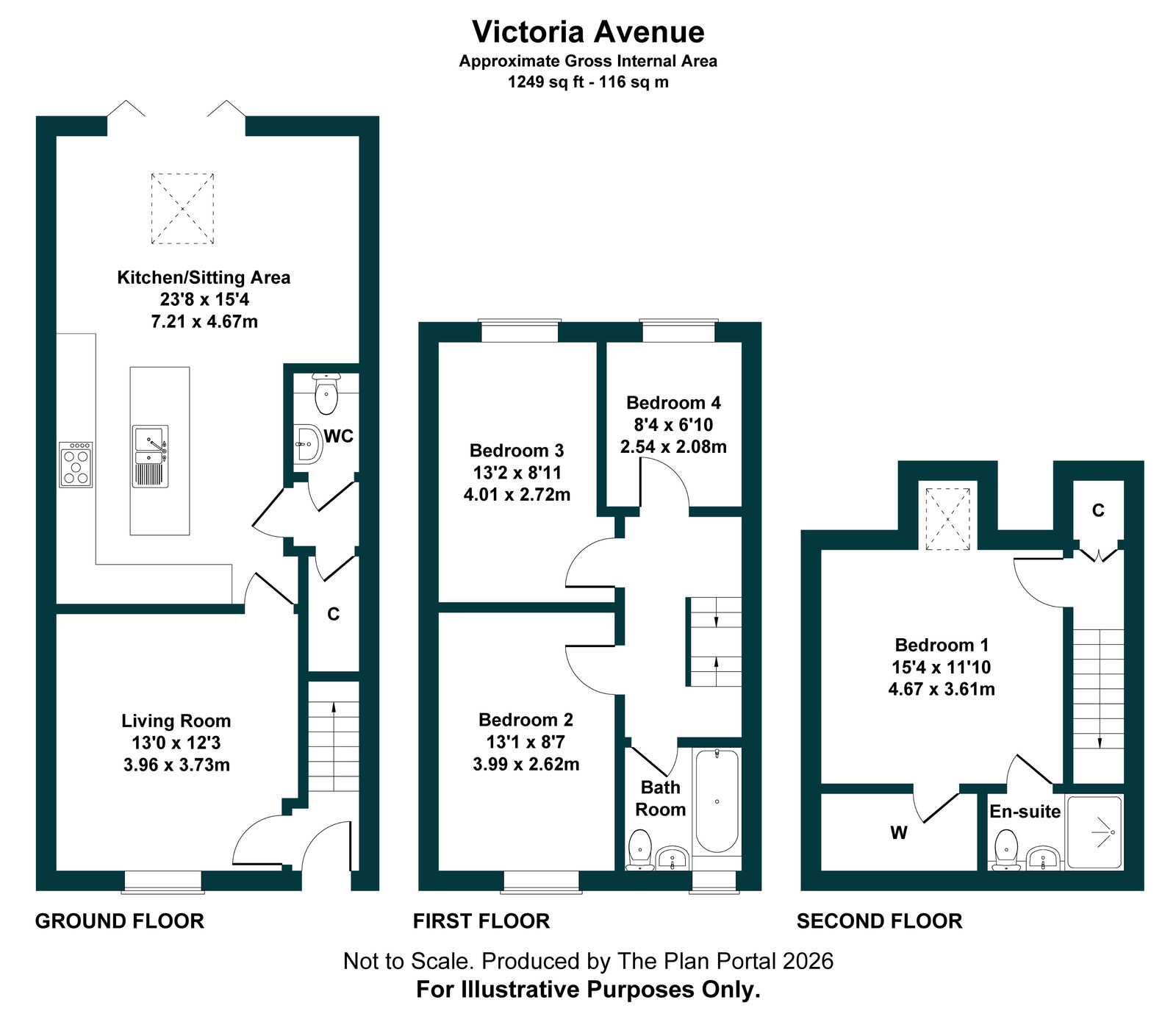 28, Victoria Avenue, Altrincham floorplan
