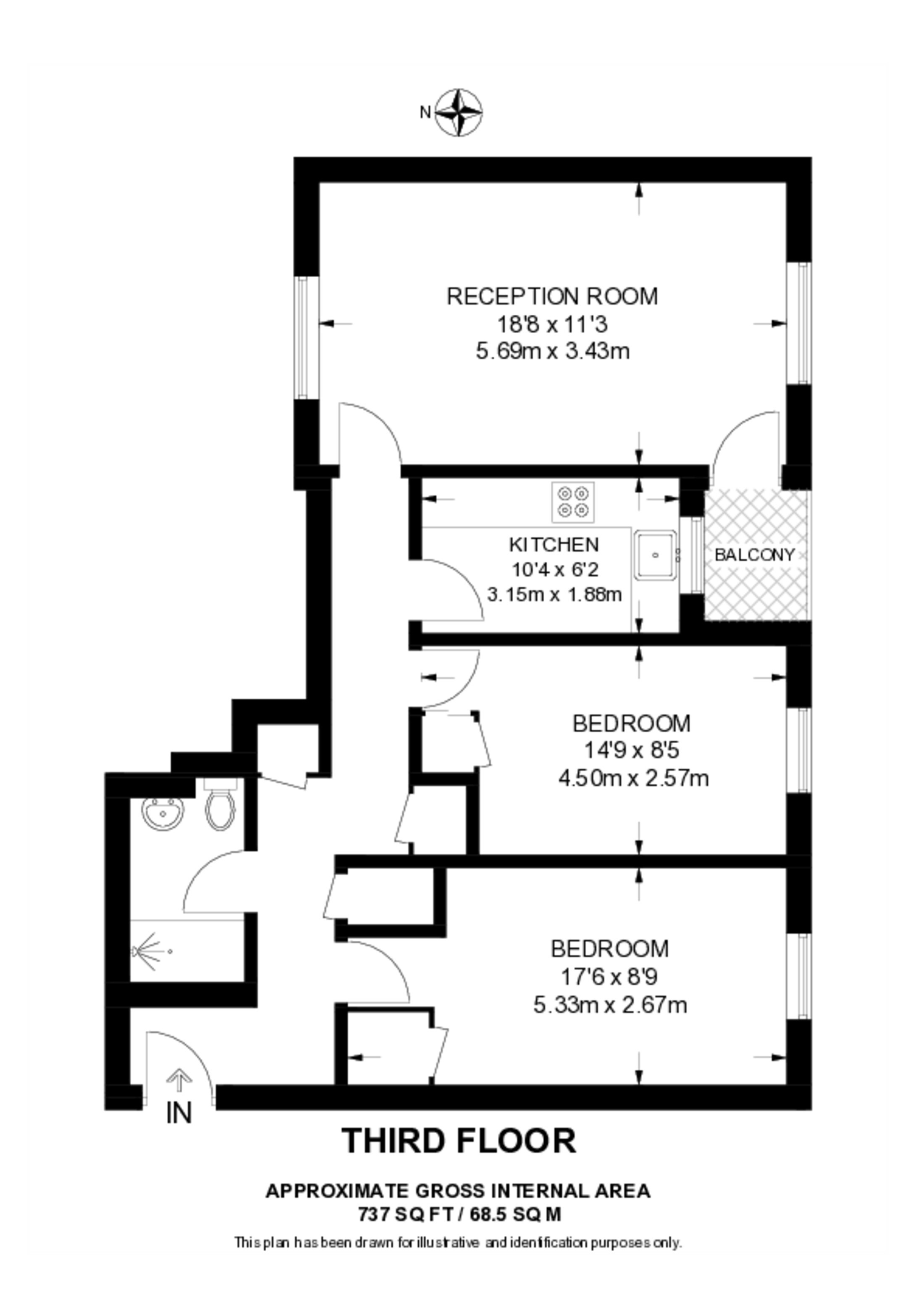 Uxbridge Road, Surbiton floorplan