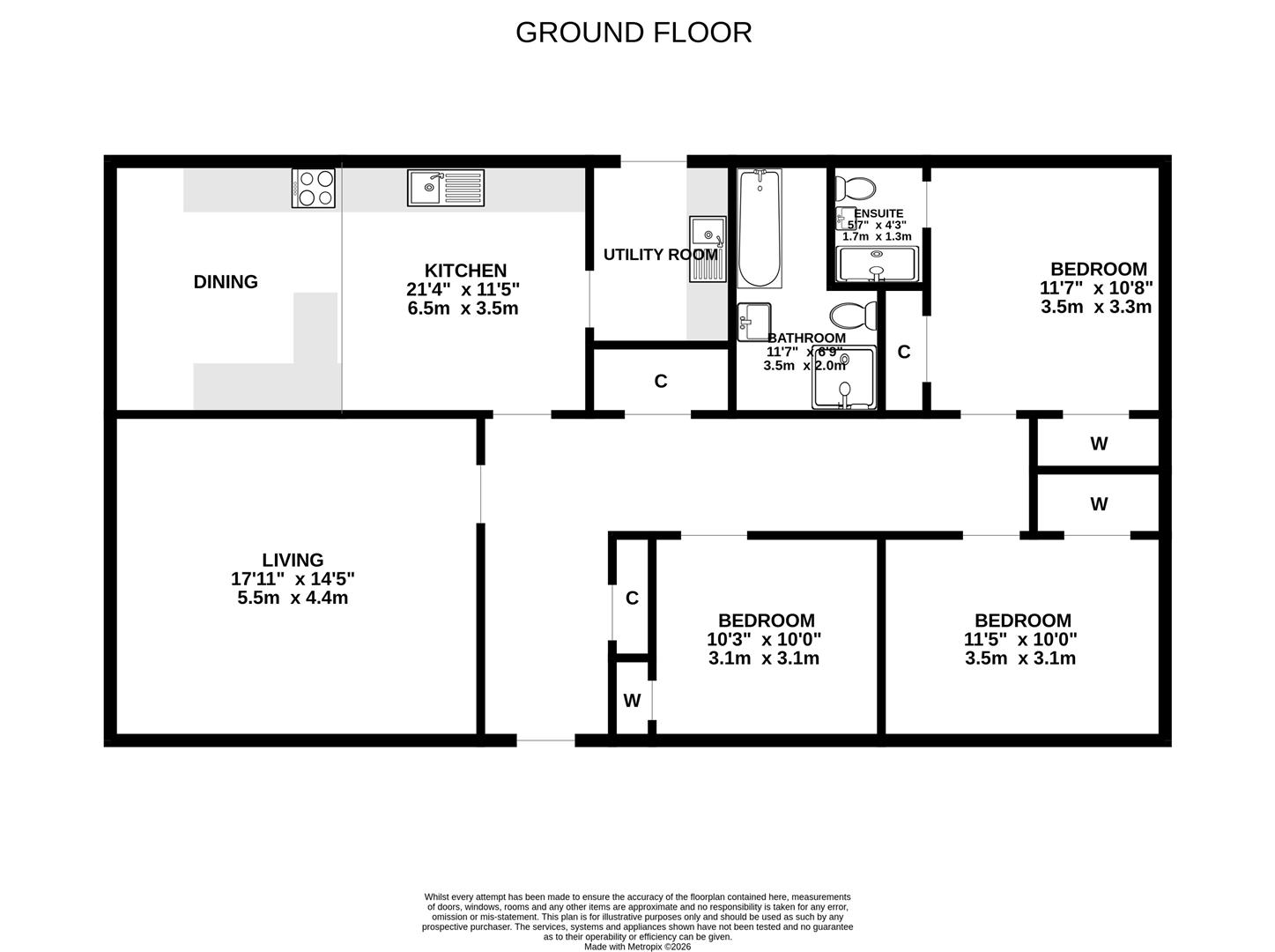 17, Knockrash, Dingwall floorplan