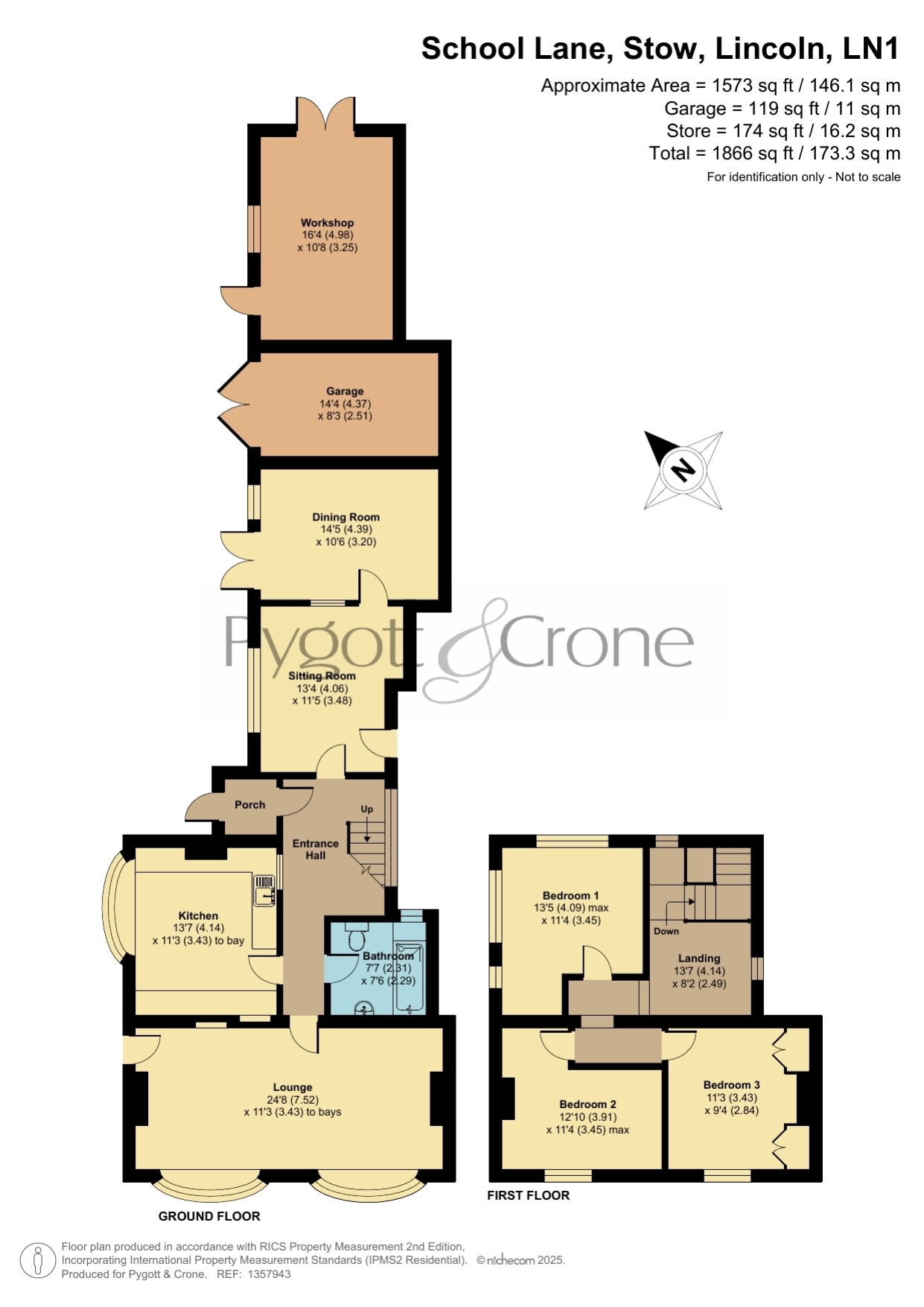 2, School Lane, Lincoln floorplan