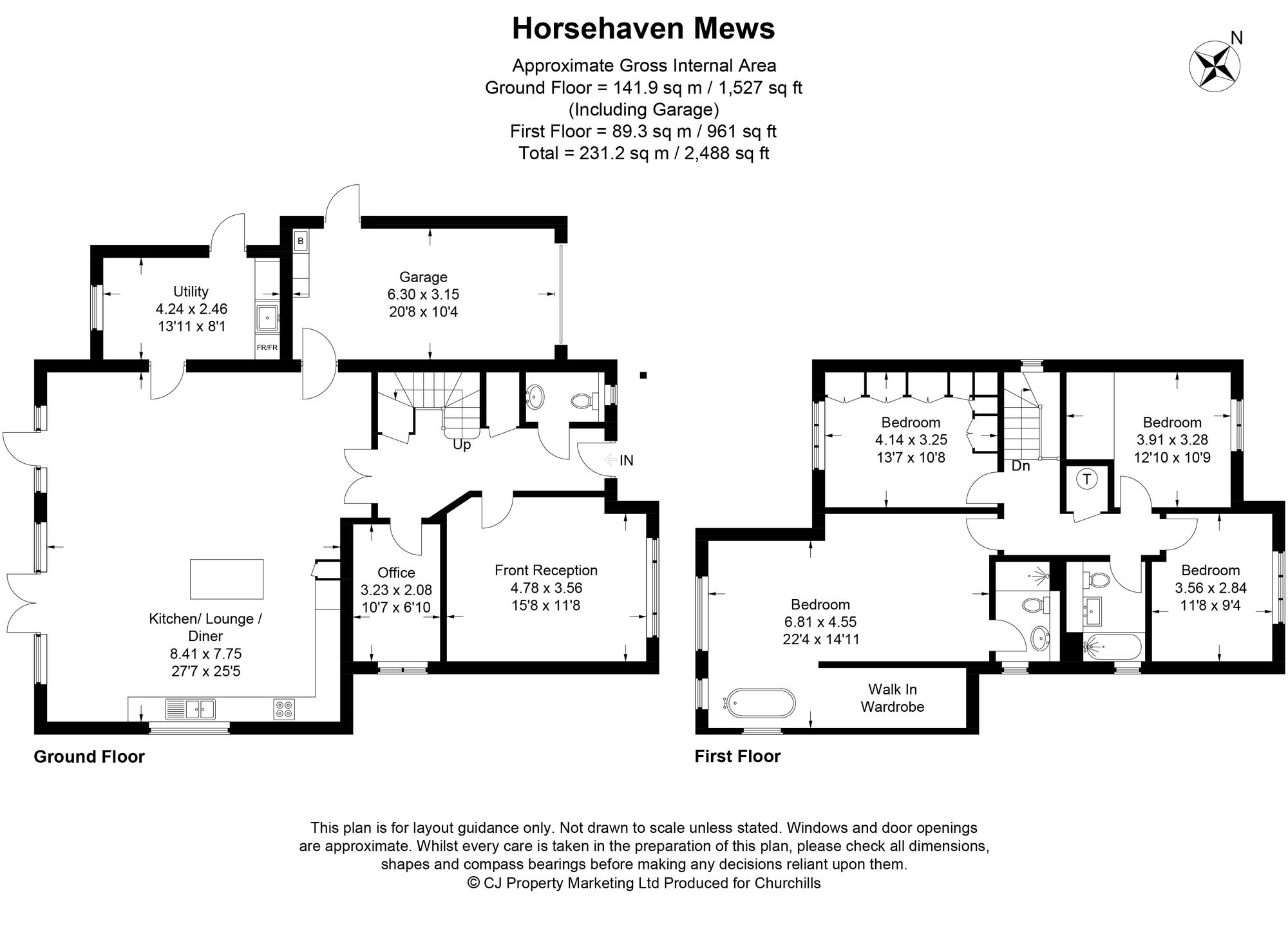 18 Horsehaven Mews, Watford floorplan