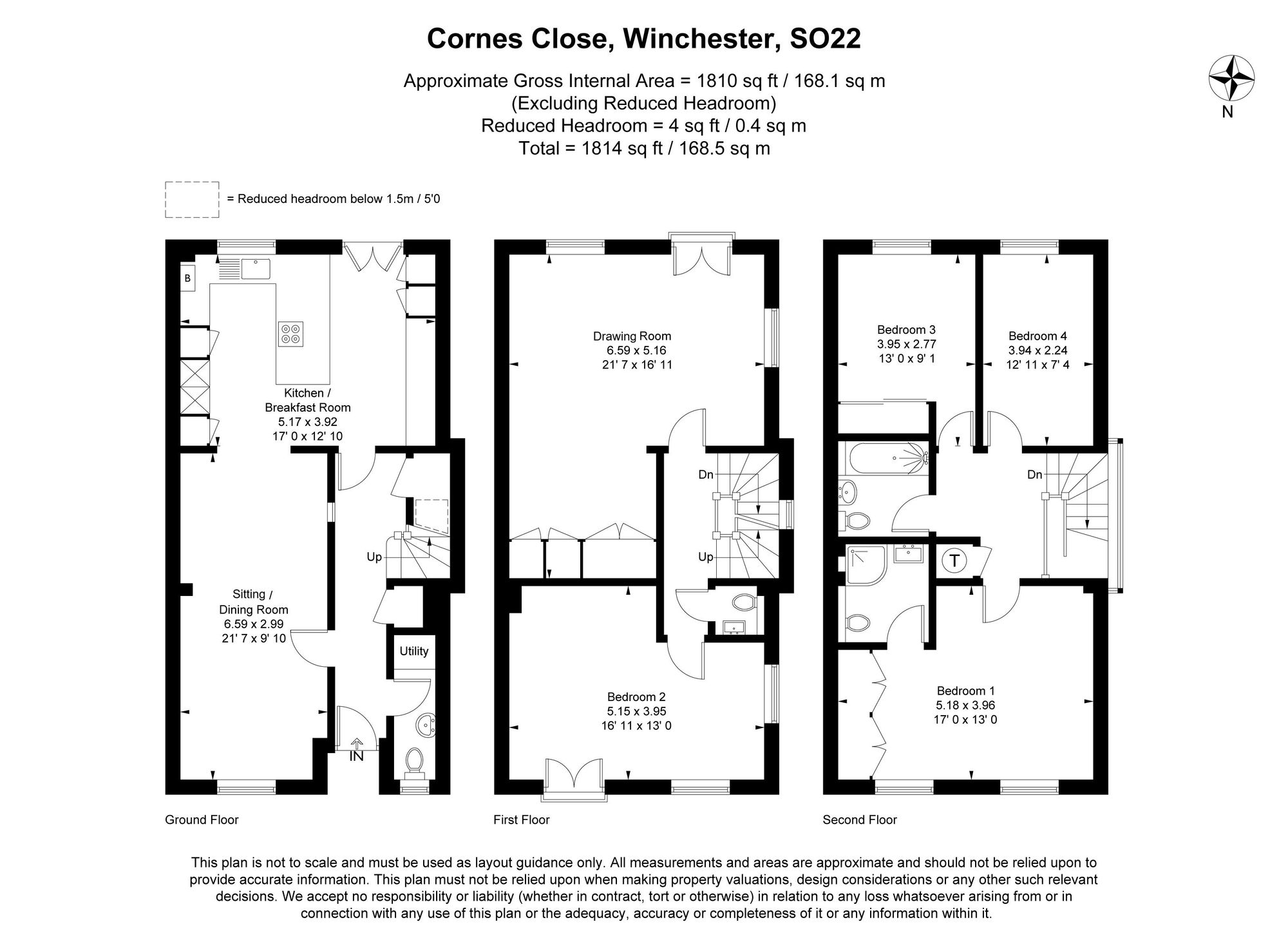 50 Cornes Close, Winchester floorplan