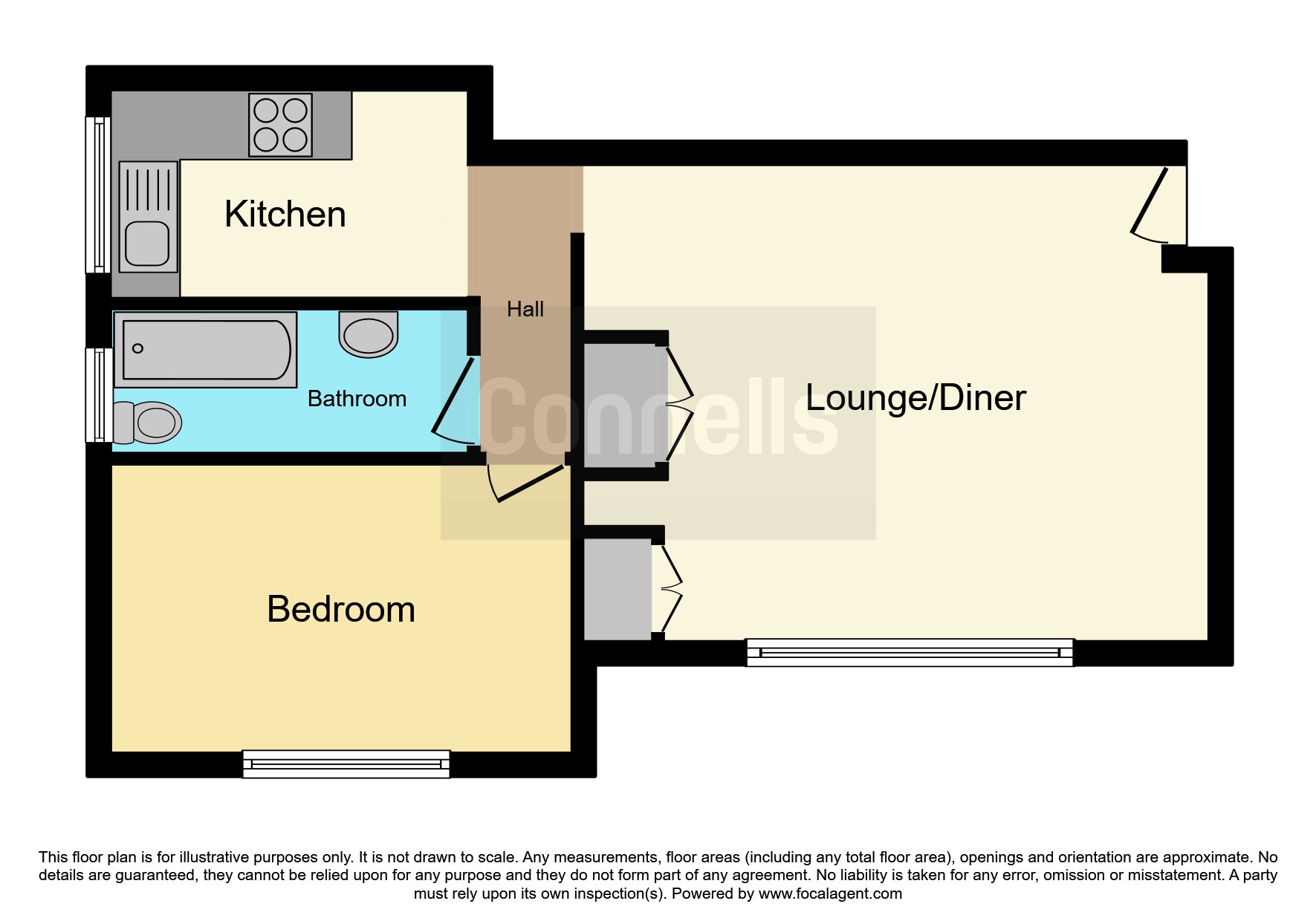 Flat 4, Blenheim, Blenheim Drive, Colchester floorplan