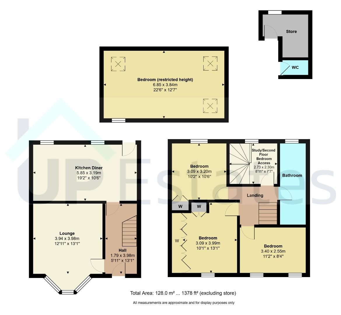 85, Bradestone Road, Nuneaton floorplan