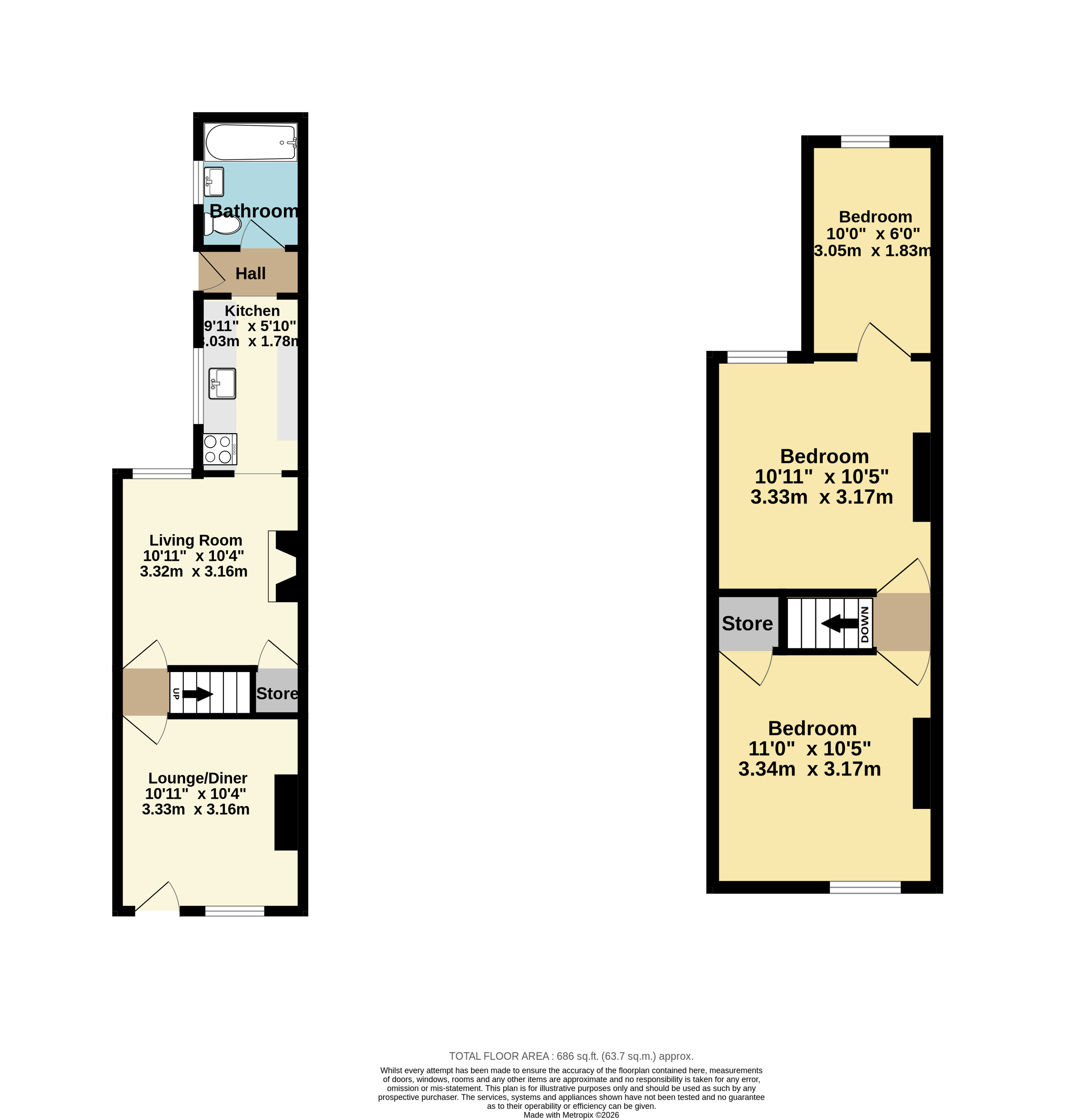 9, St. Johns Road, Kent floorplan