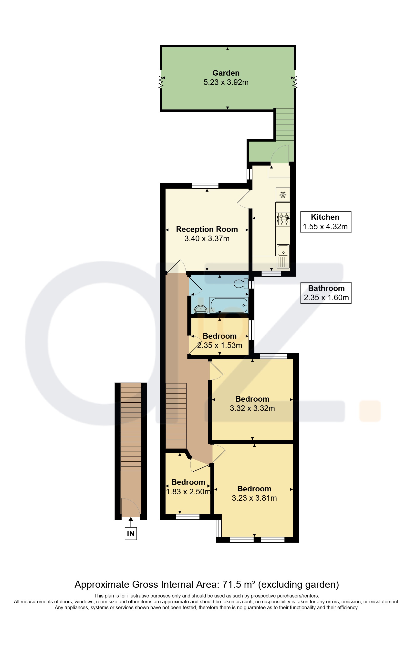 228a, Chapter Road, London floorplan