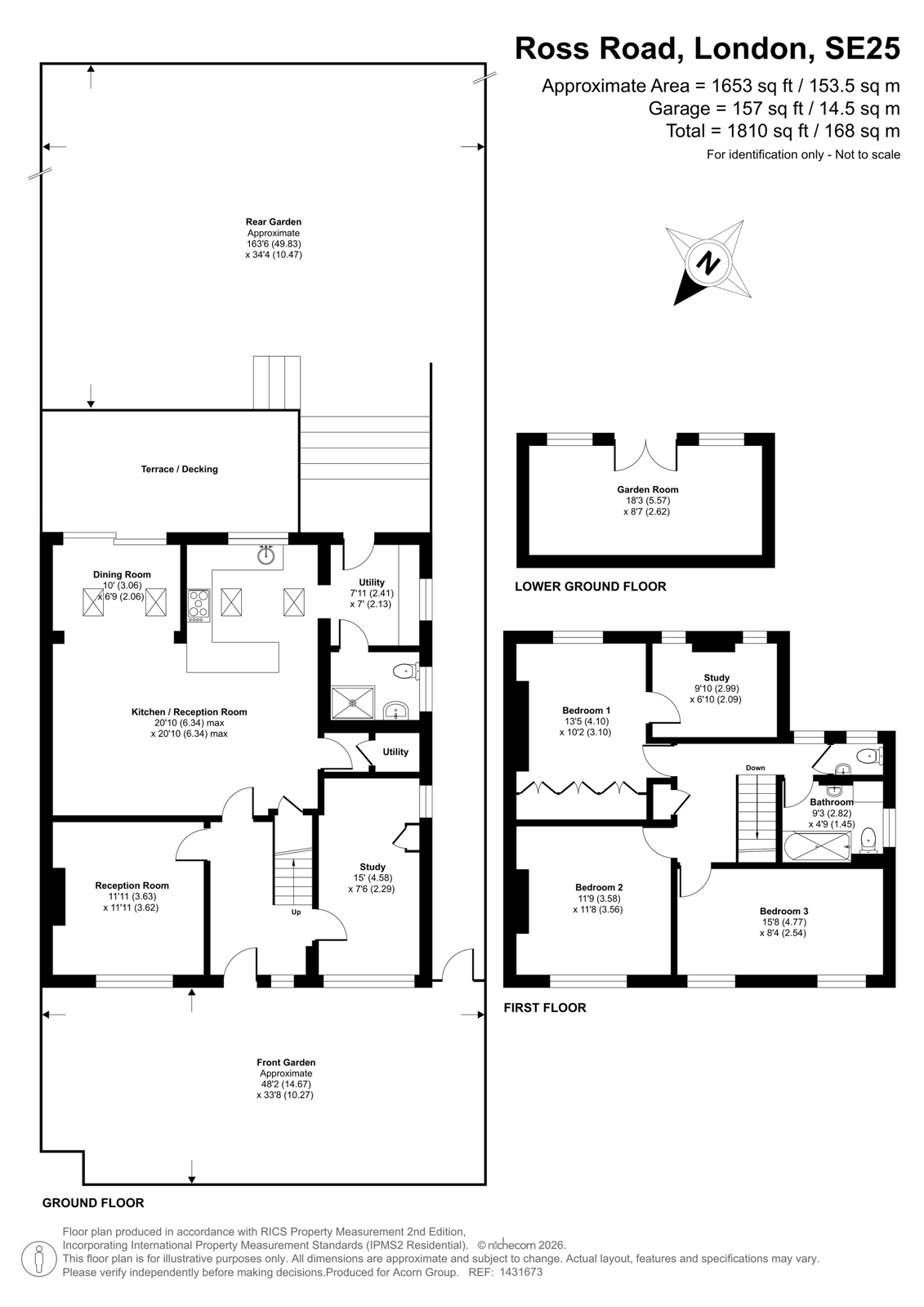 49, Ross Road, London floorplan