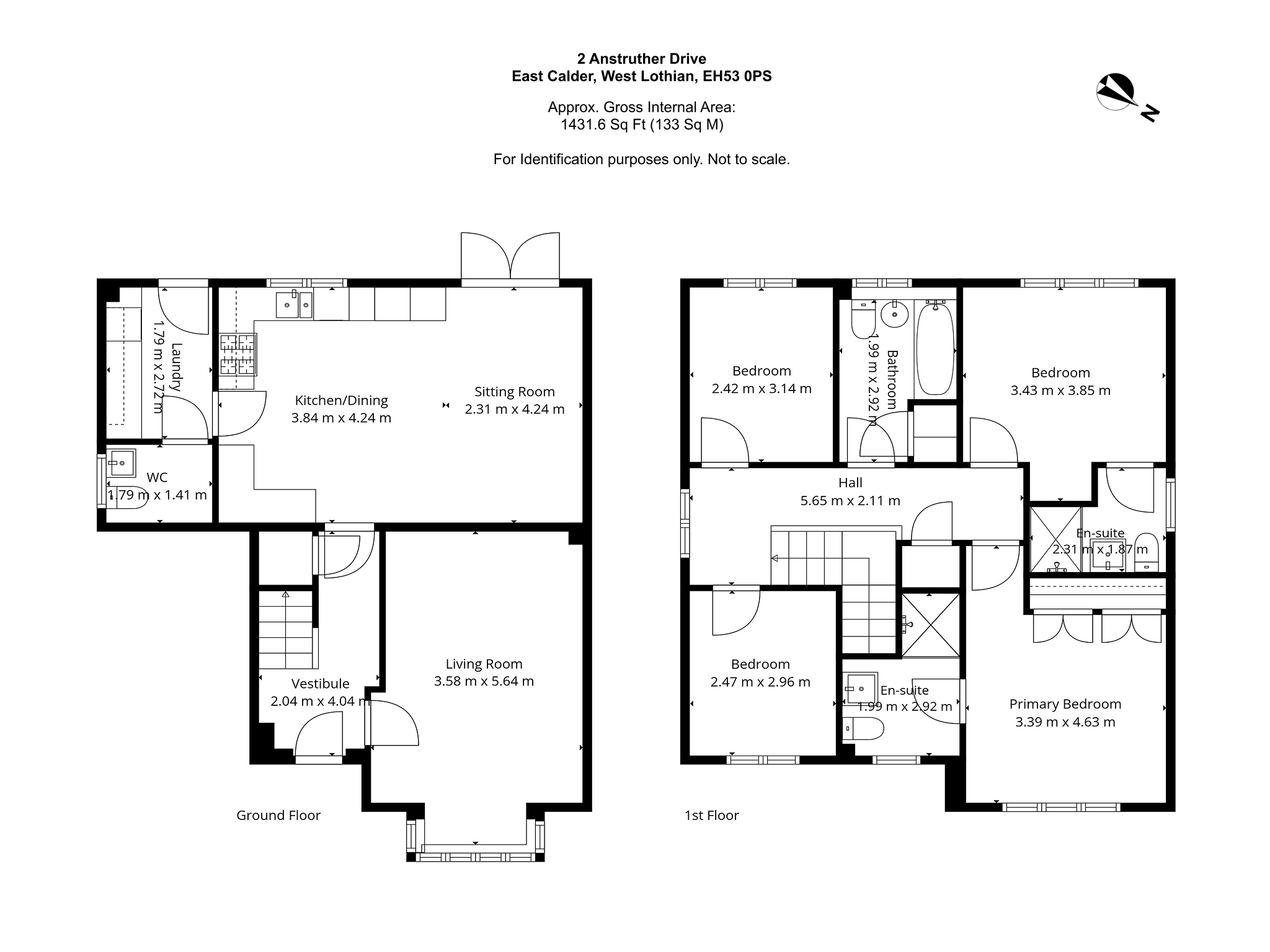 2, Anstruther Drive, West Lothian floorplan