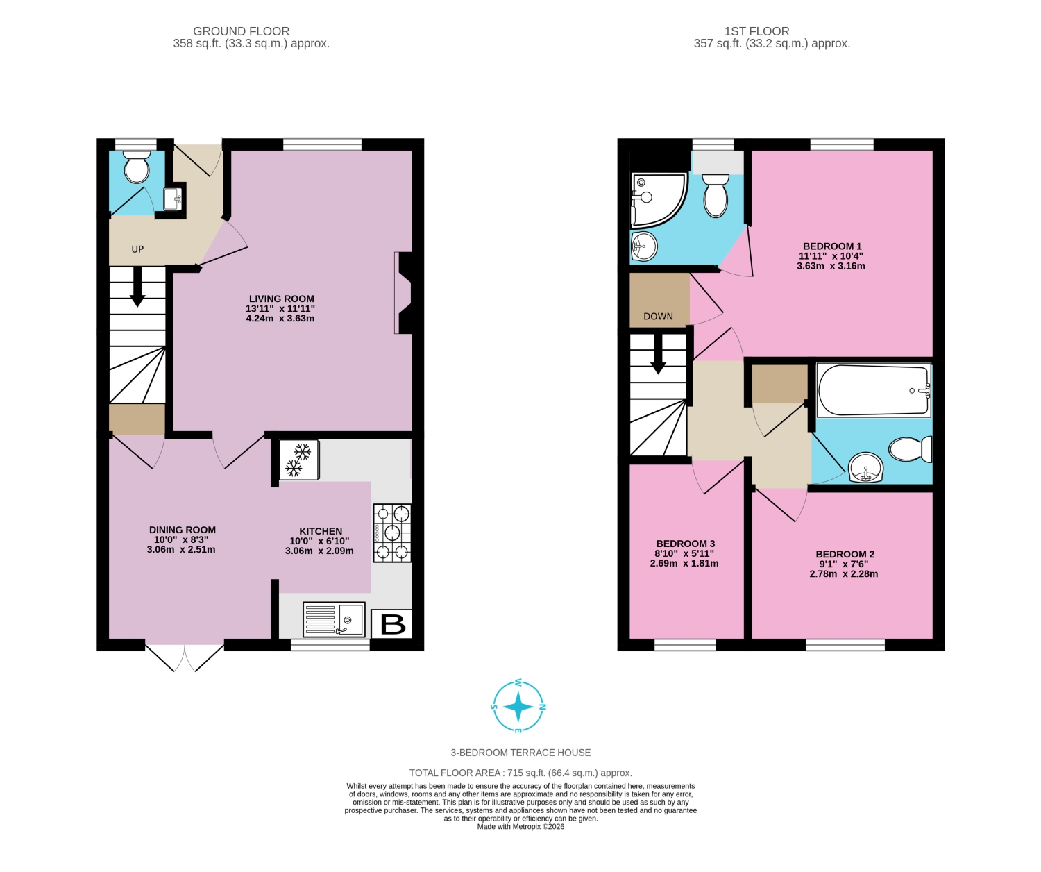 13, Earnshaw Court, Norwich floorplan
