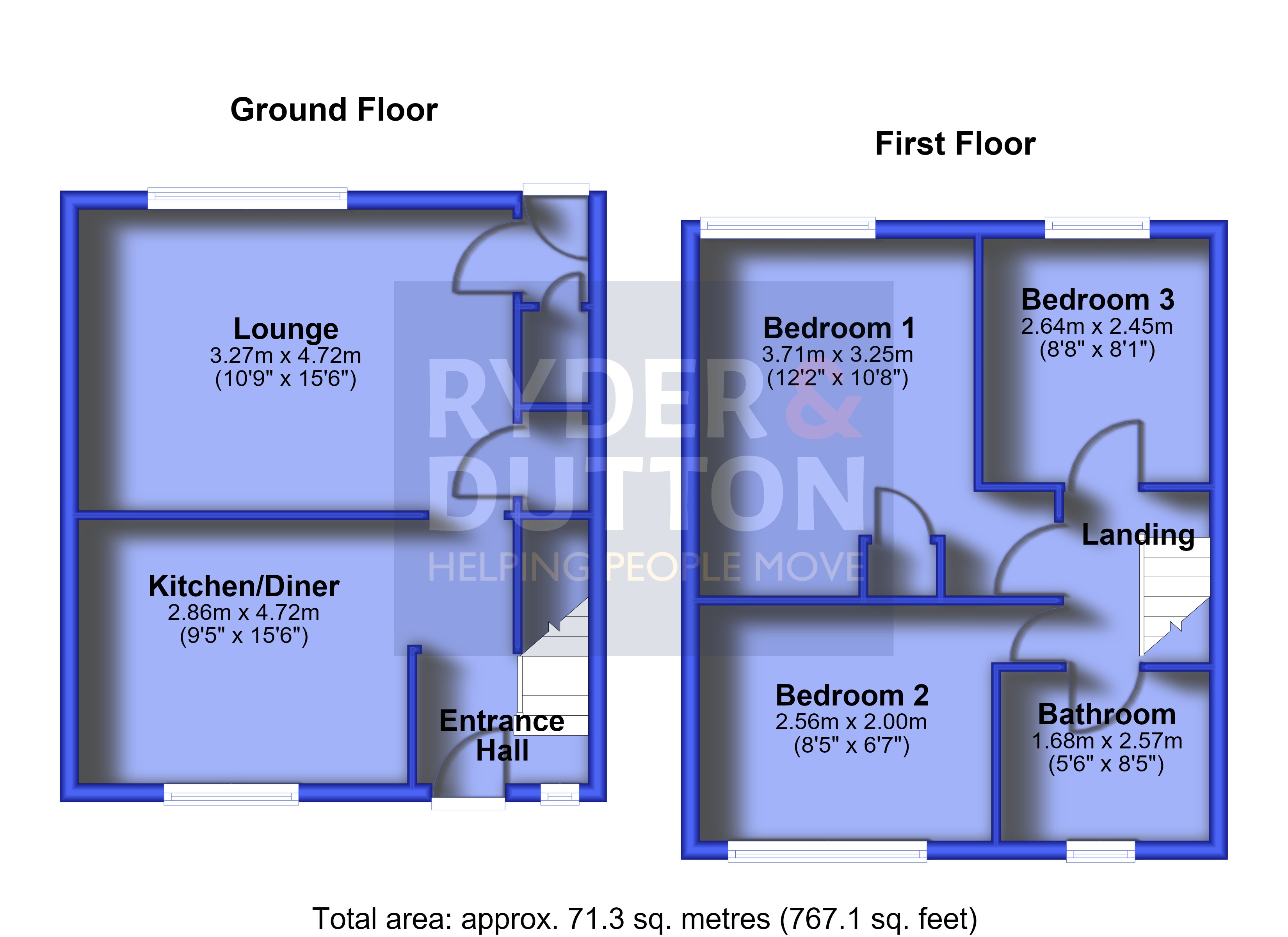 125, Tintern Road, Manchester floorplan