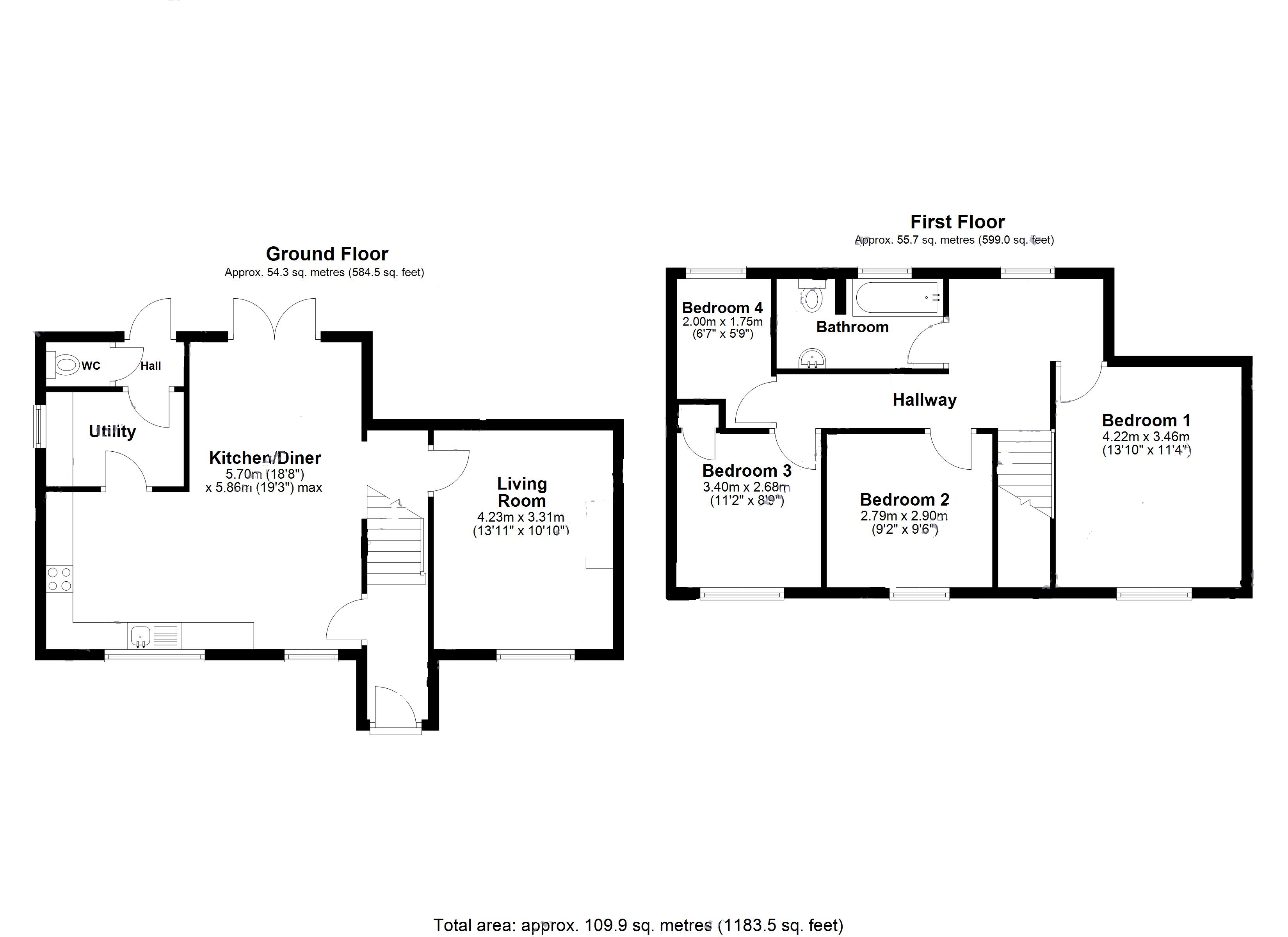 11, Sambre Road, Swindon floorplan