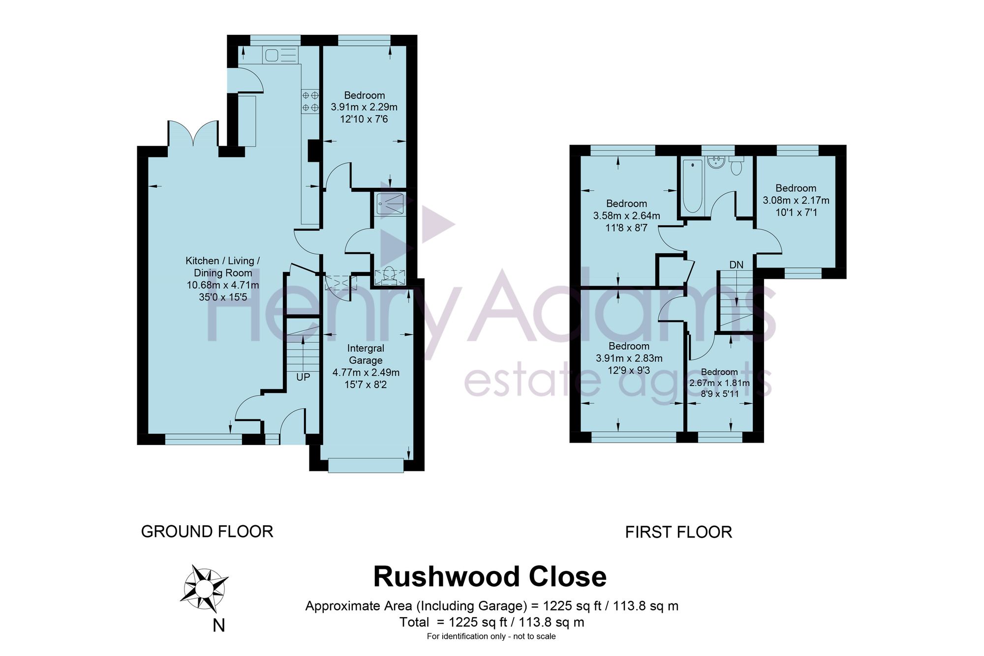 19 Rushwood Close, Haywards Heath floorplan