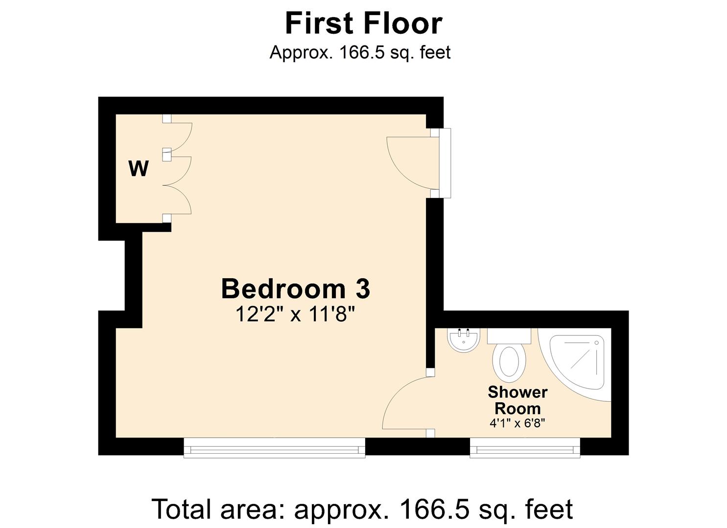 Room 3, 7, John Street, Hounslow floorplan
