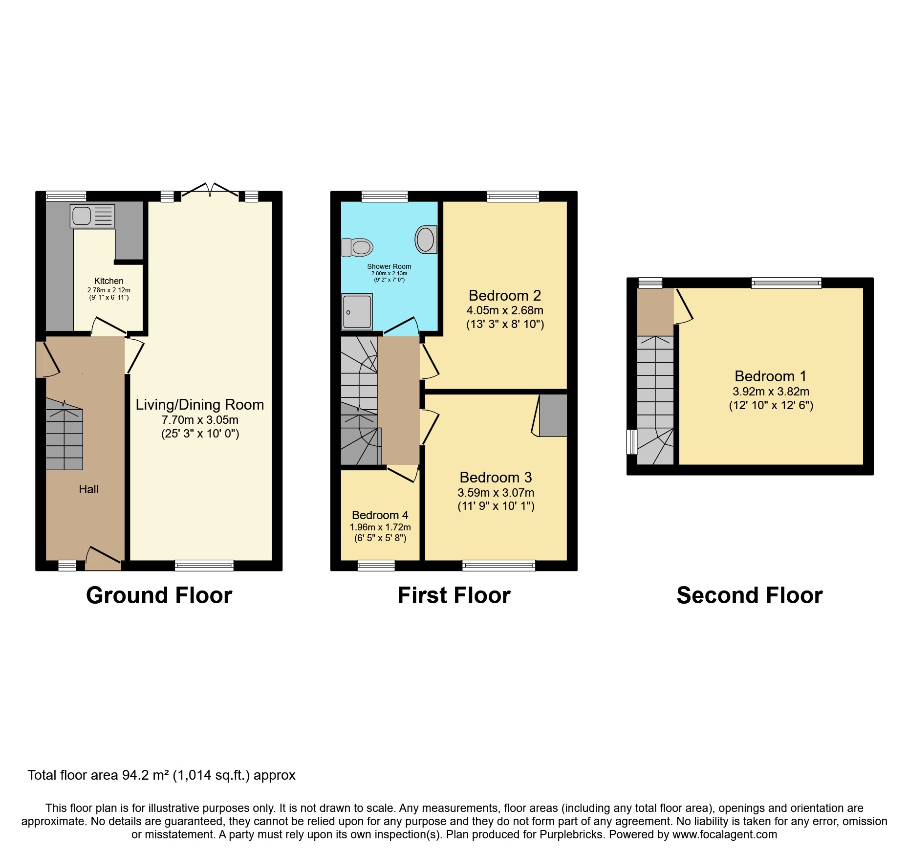 14, Willson Croft, Birmingham floorplan