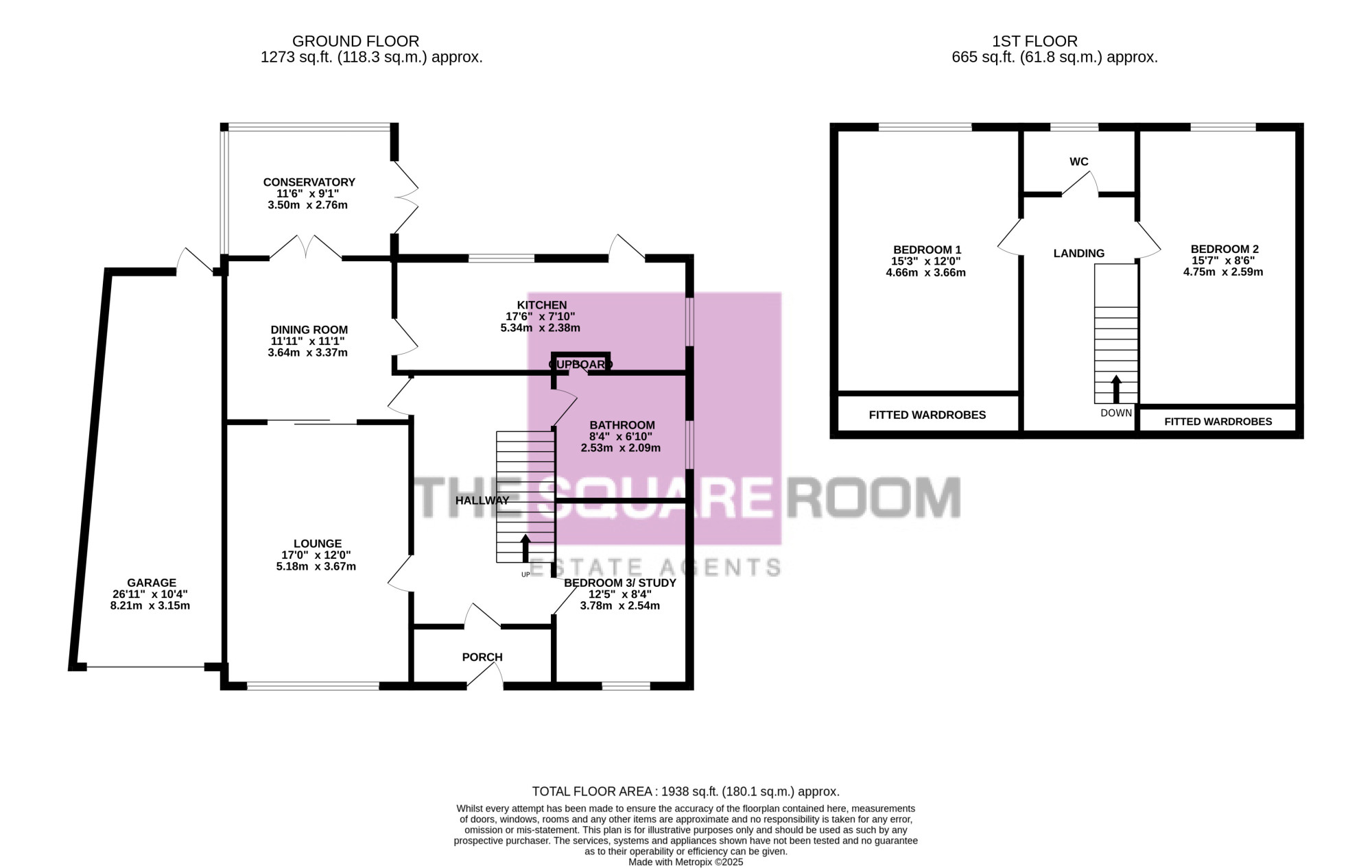 3, Halford Place, Cleveleys floorplan