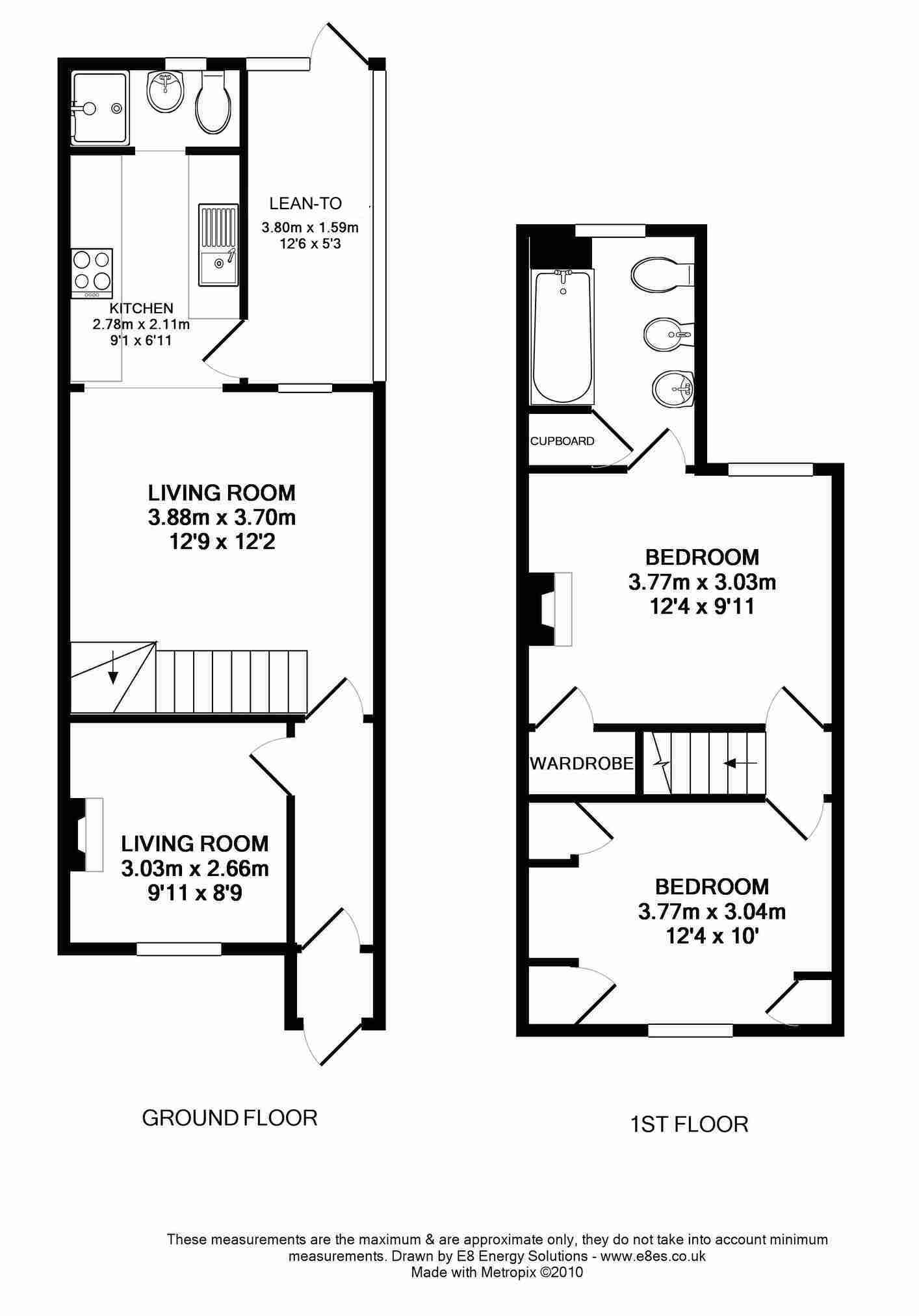 27, Gardiner Street, Oxford floorplan