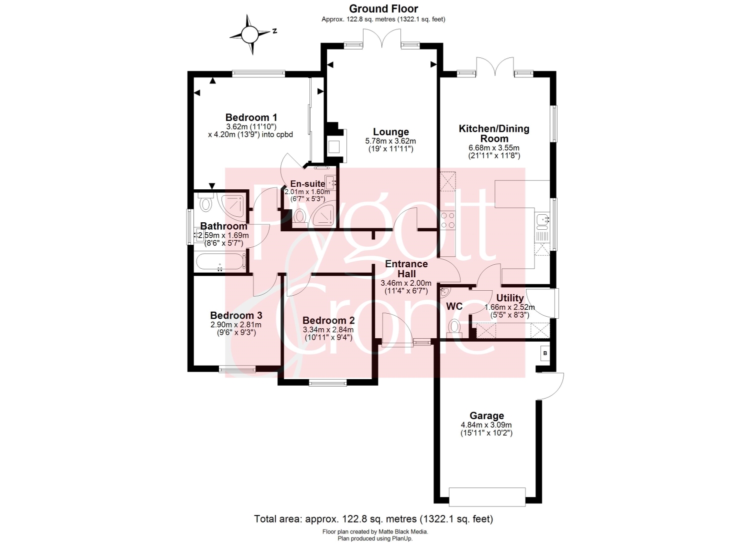 61c, Old Main Road, Boston floorplan