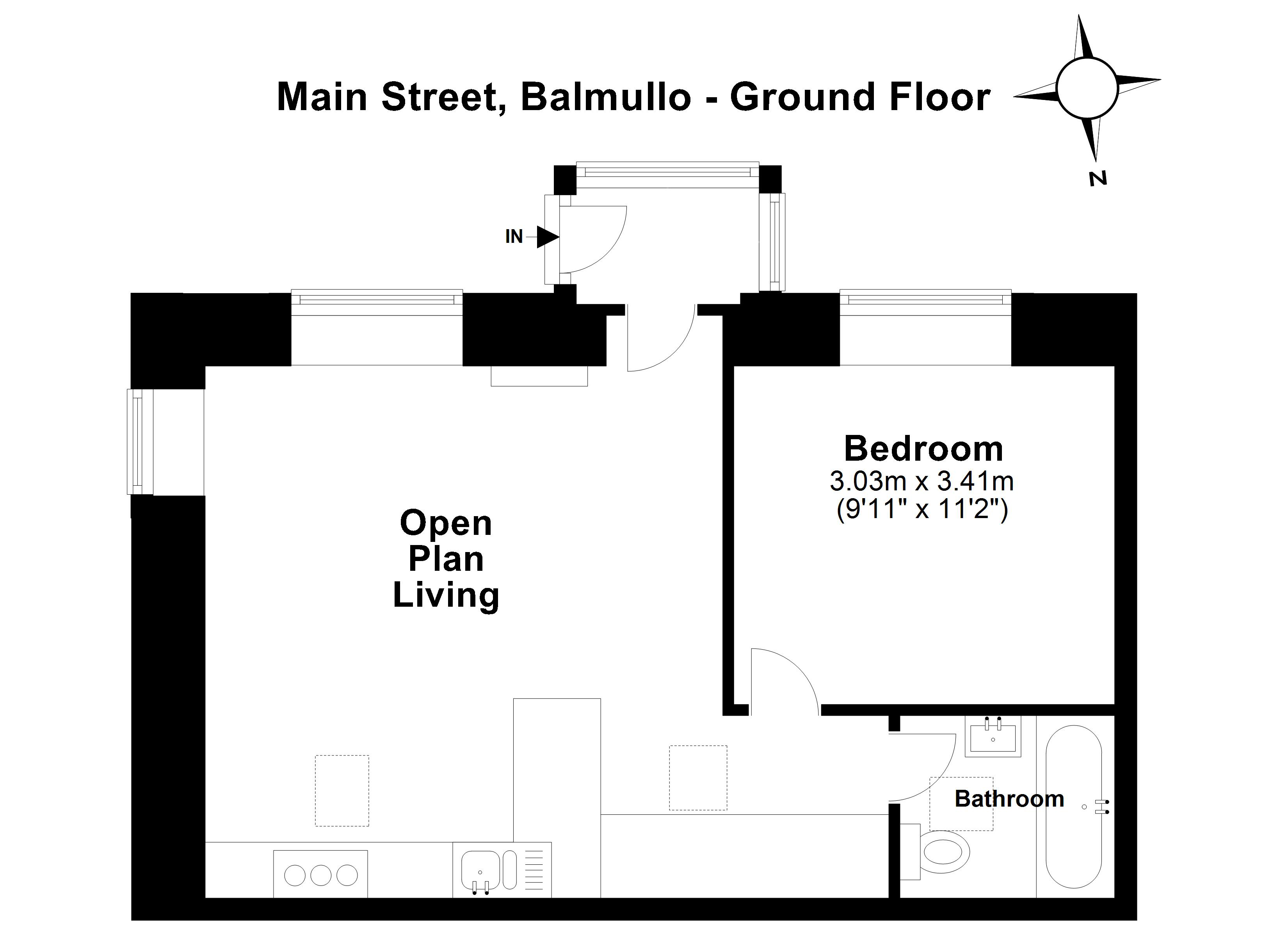 27, Main Street, Fife floorplan