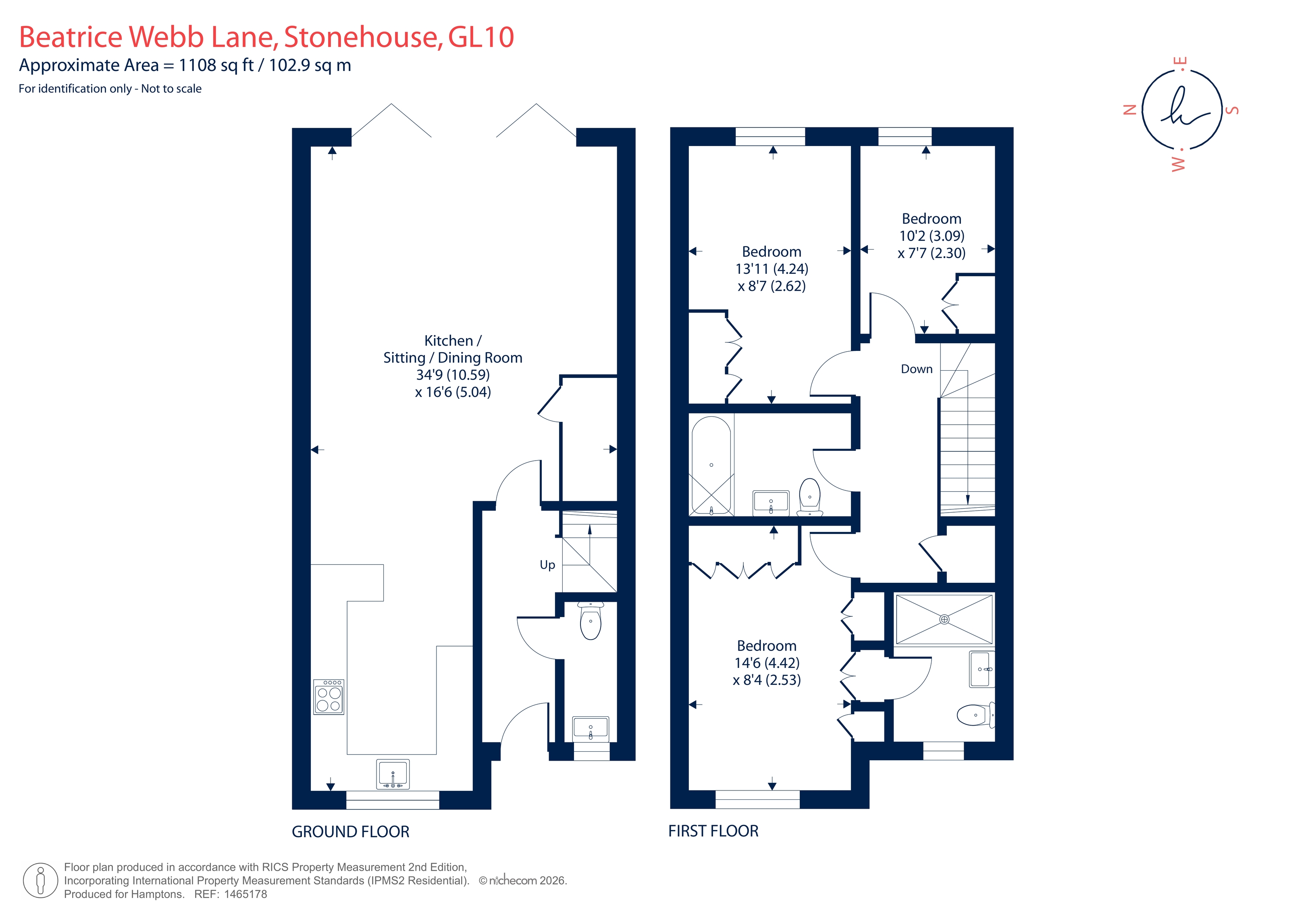 26, Beatrice Webb Lane, Standish floorplan