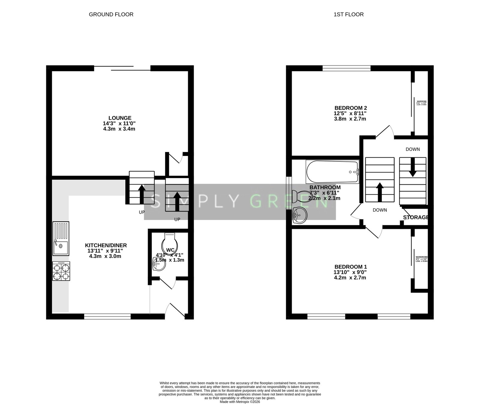 10, Saddleback Close, Newton Abbot floorplan