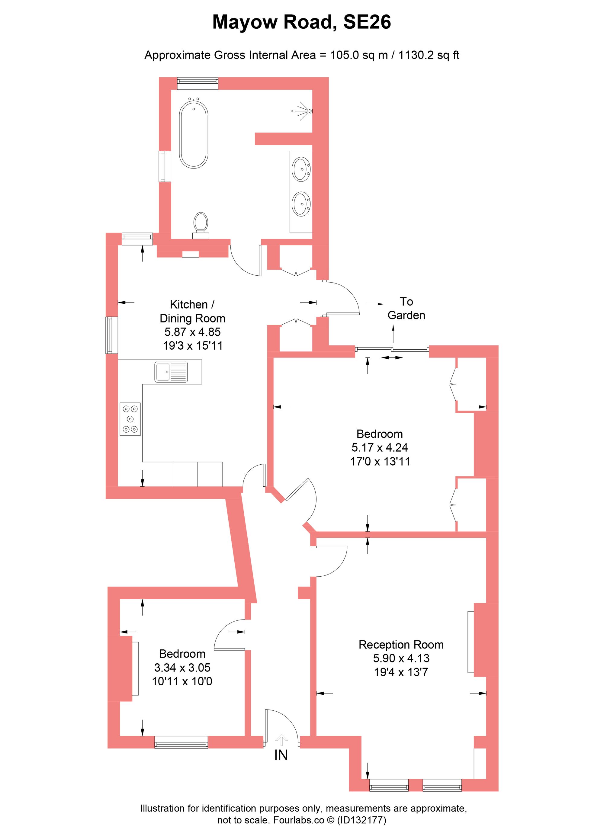 49 Mayow Road, London floorplan